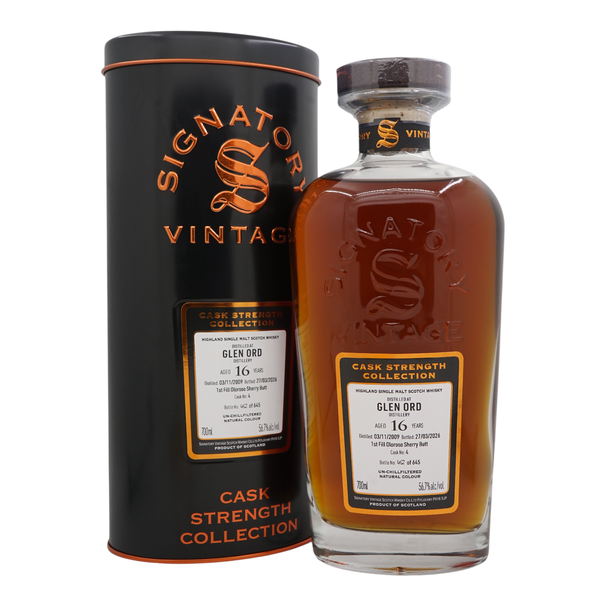 Glen Ord 2009/2026 16 Year Old Cask Strength Collection Signatory Vintage #4