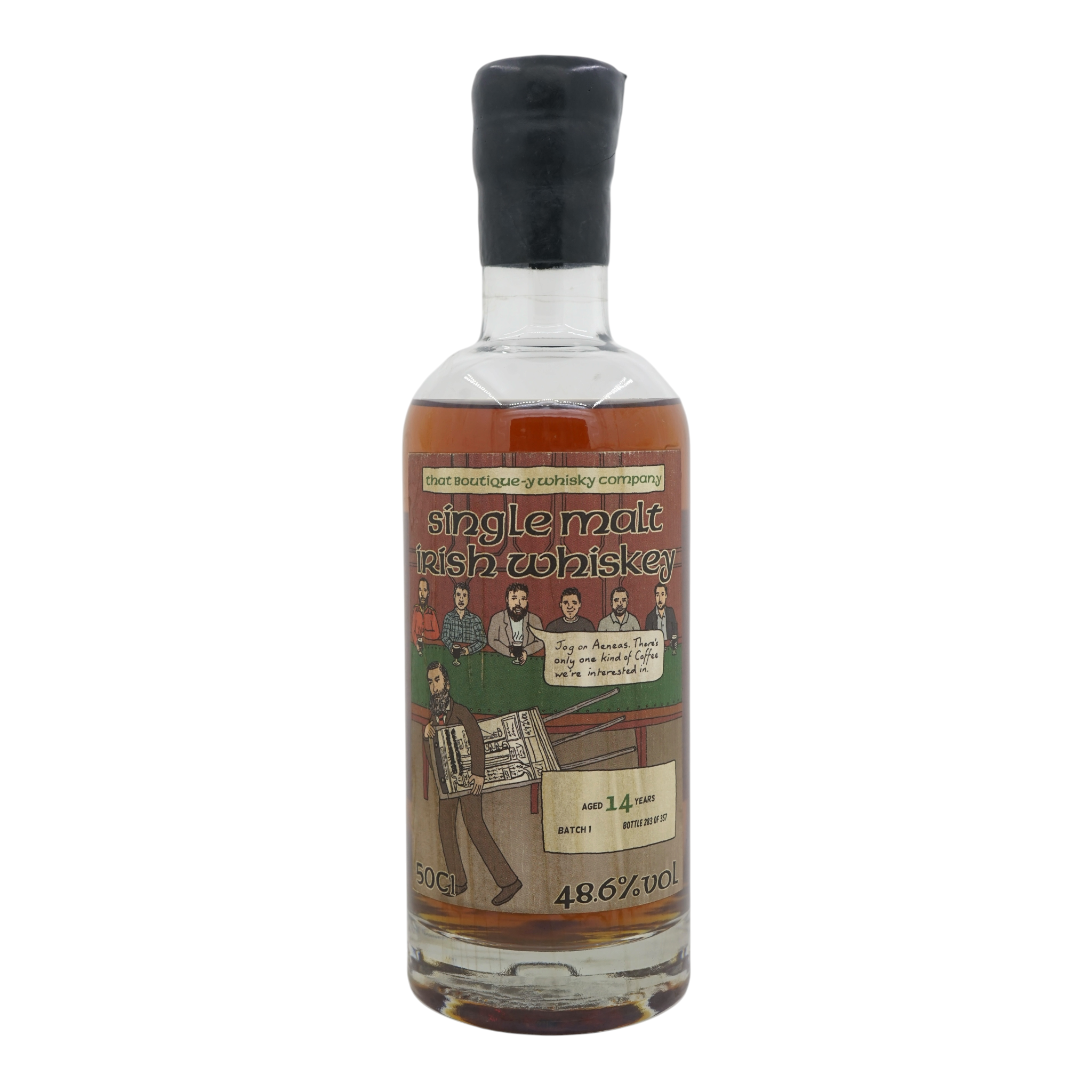 Single Malt Irish Whiskey 14 Year Old That Boutique-y Whisky Company Batch 1 (Cork burst; leakage)