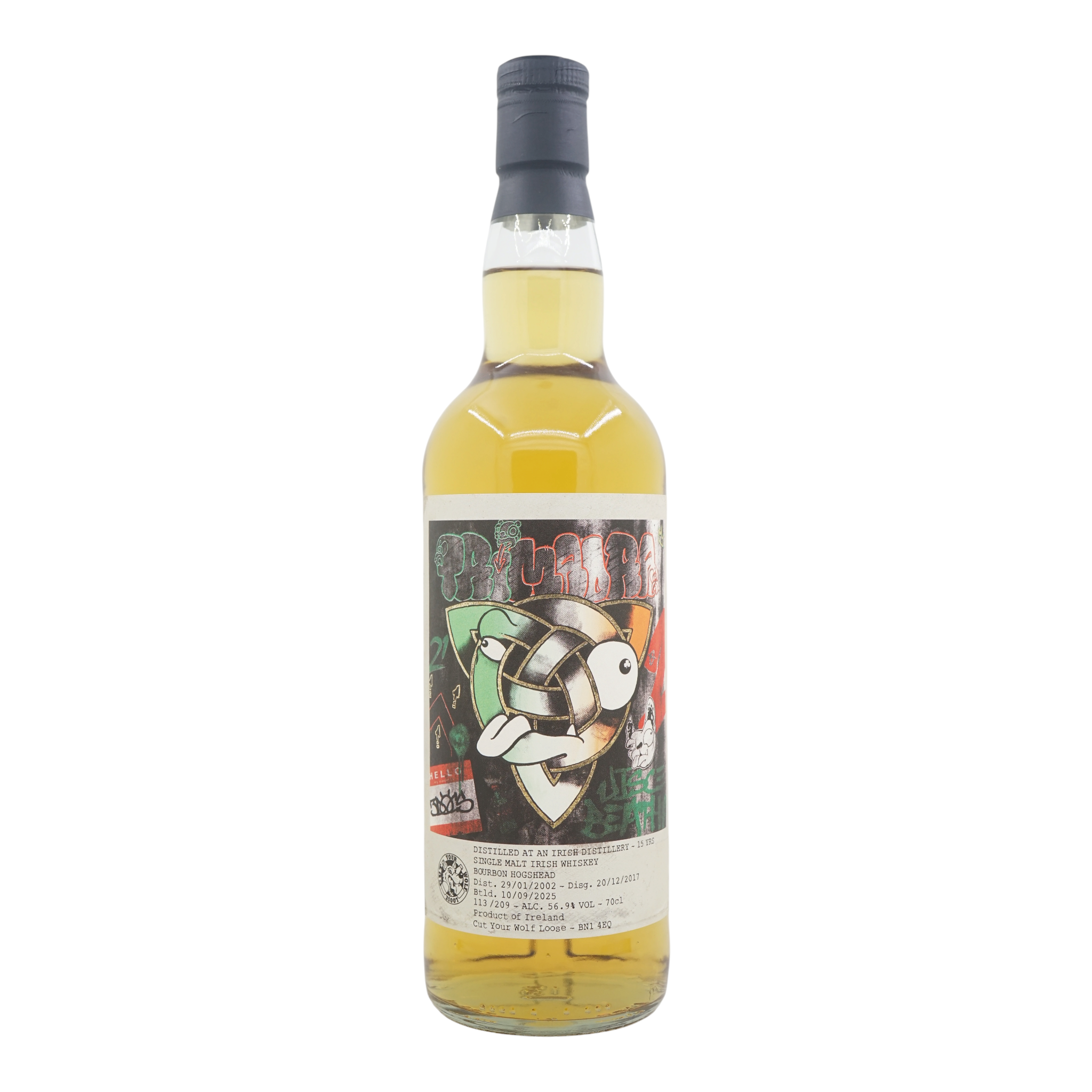 Distilled at an Irish Distillery 2002/2025 15 Year Old Cut Your Wolf Loose
