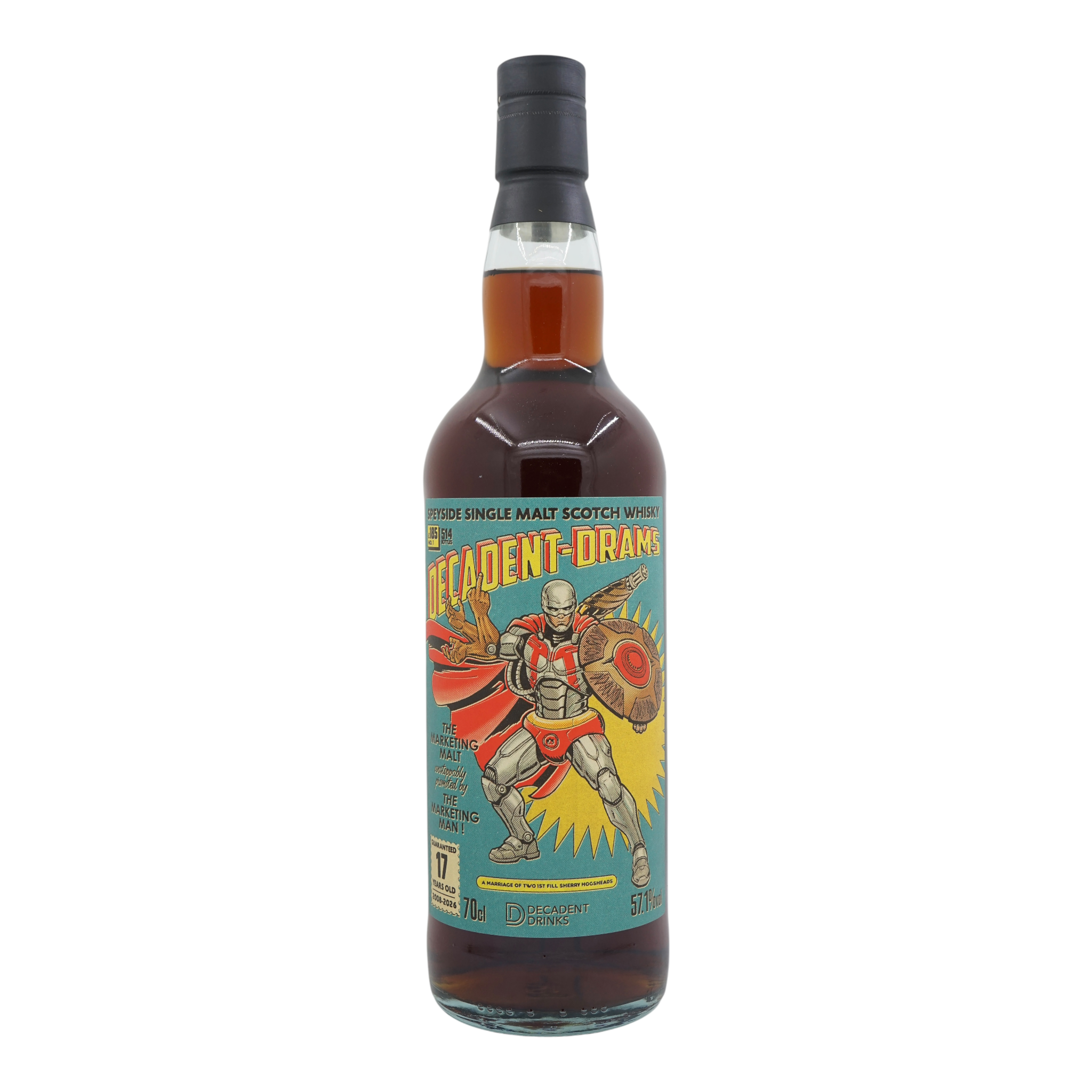 The Marketing Malt 2008/2026 17 Year Old Decadent Drams Decadent Drinks 57.1%