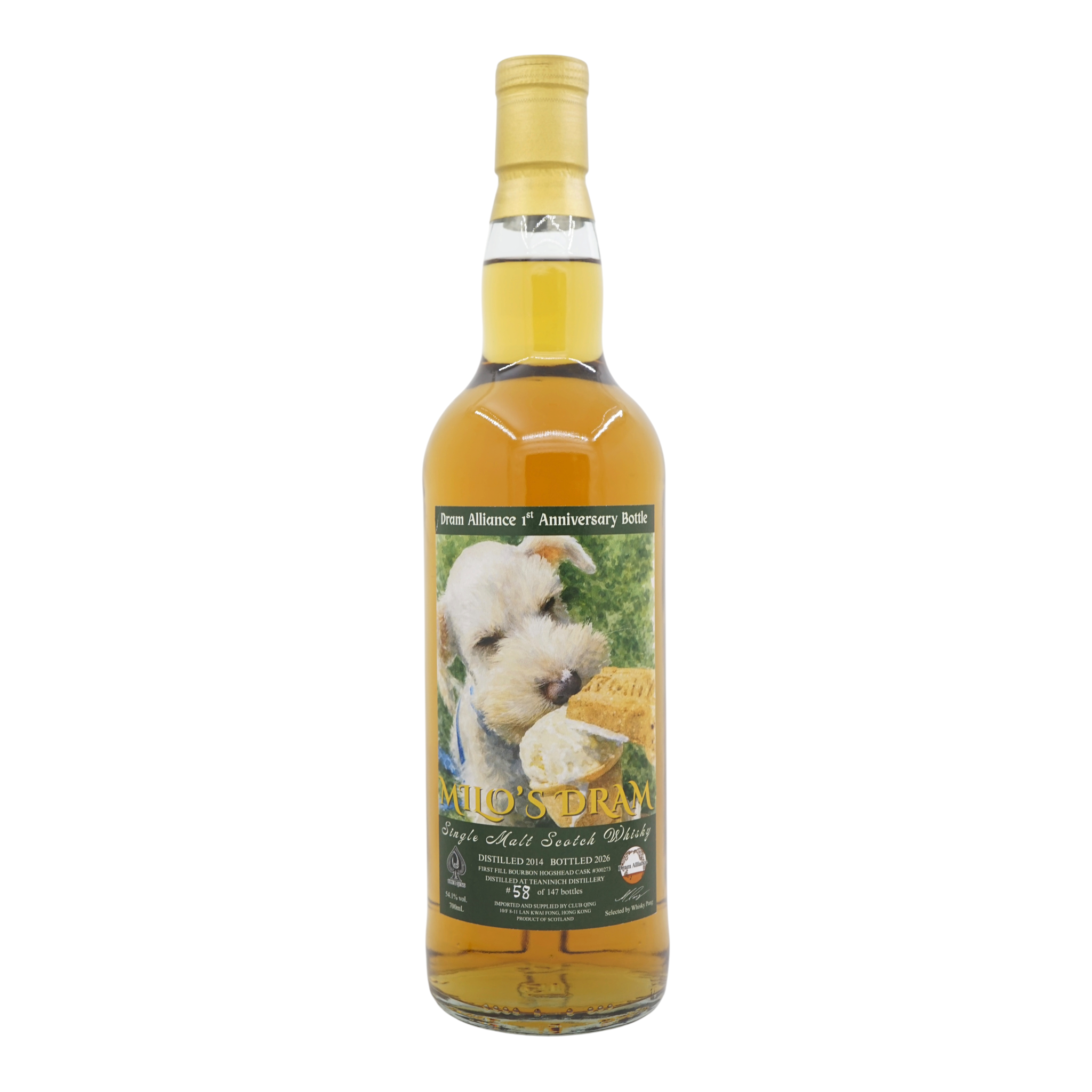 Teaninich 2014/2026 Milo's Dram Cask Dram Alliance #300273