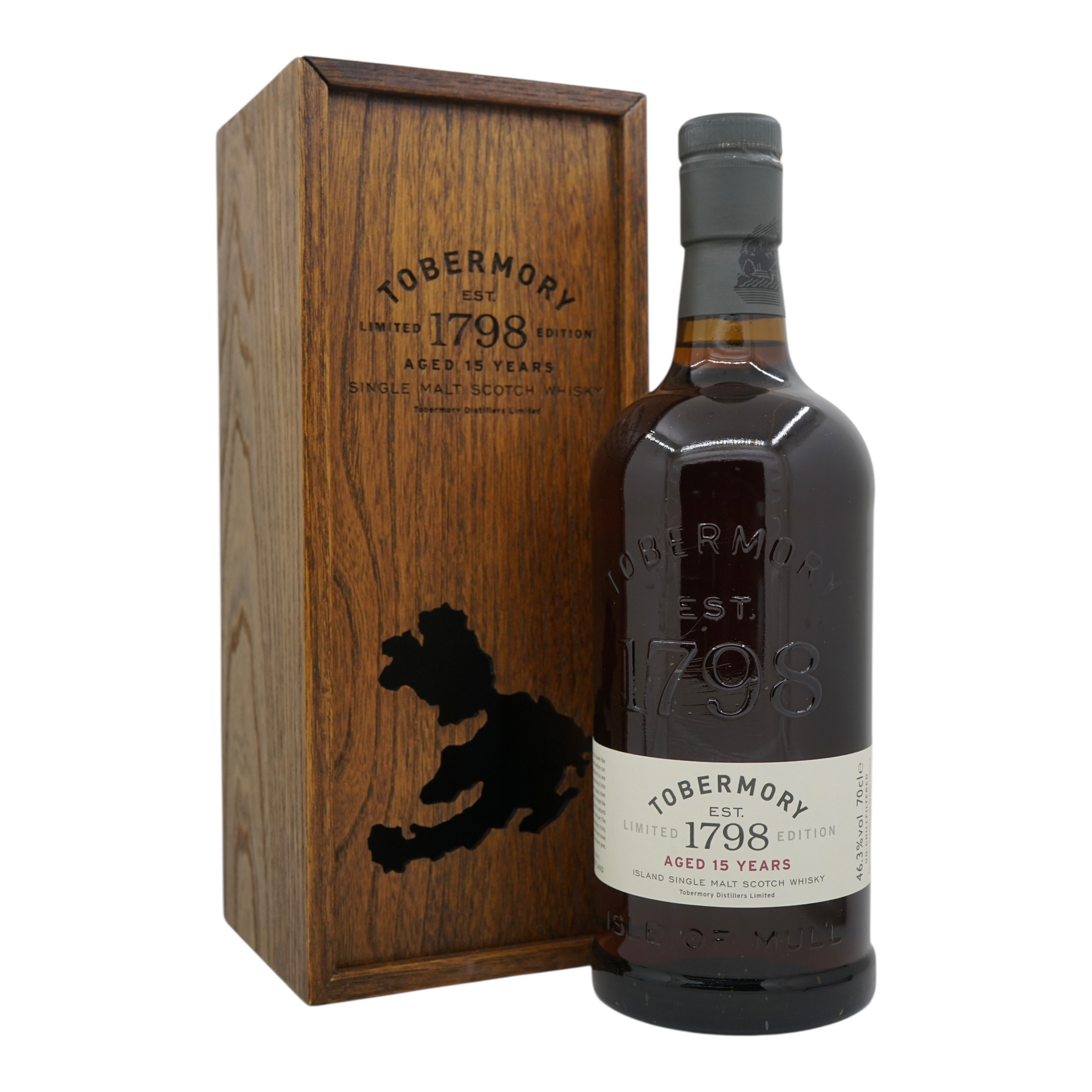 Tobermory 15 Year Old Limited Edition Wood Box 46.3% | Gommone