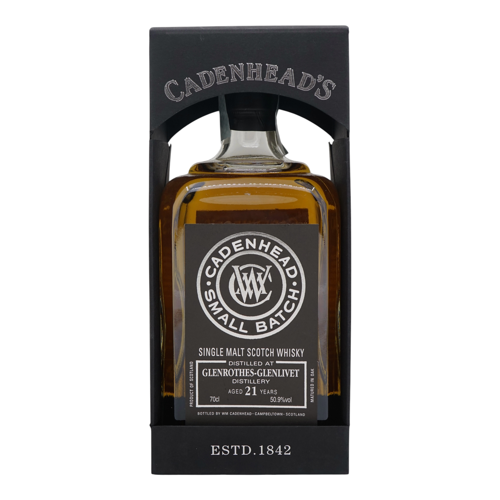 Glenrothes 1996/2018 21 Year Old Single Cask Cadenhead's 50.9%
