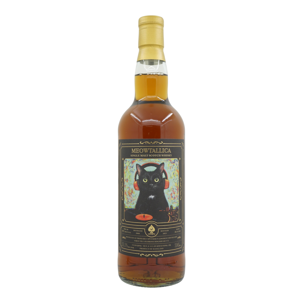 Secret Speyside 2008/2025 16 Year Old Meowtallica Club Qing #75