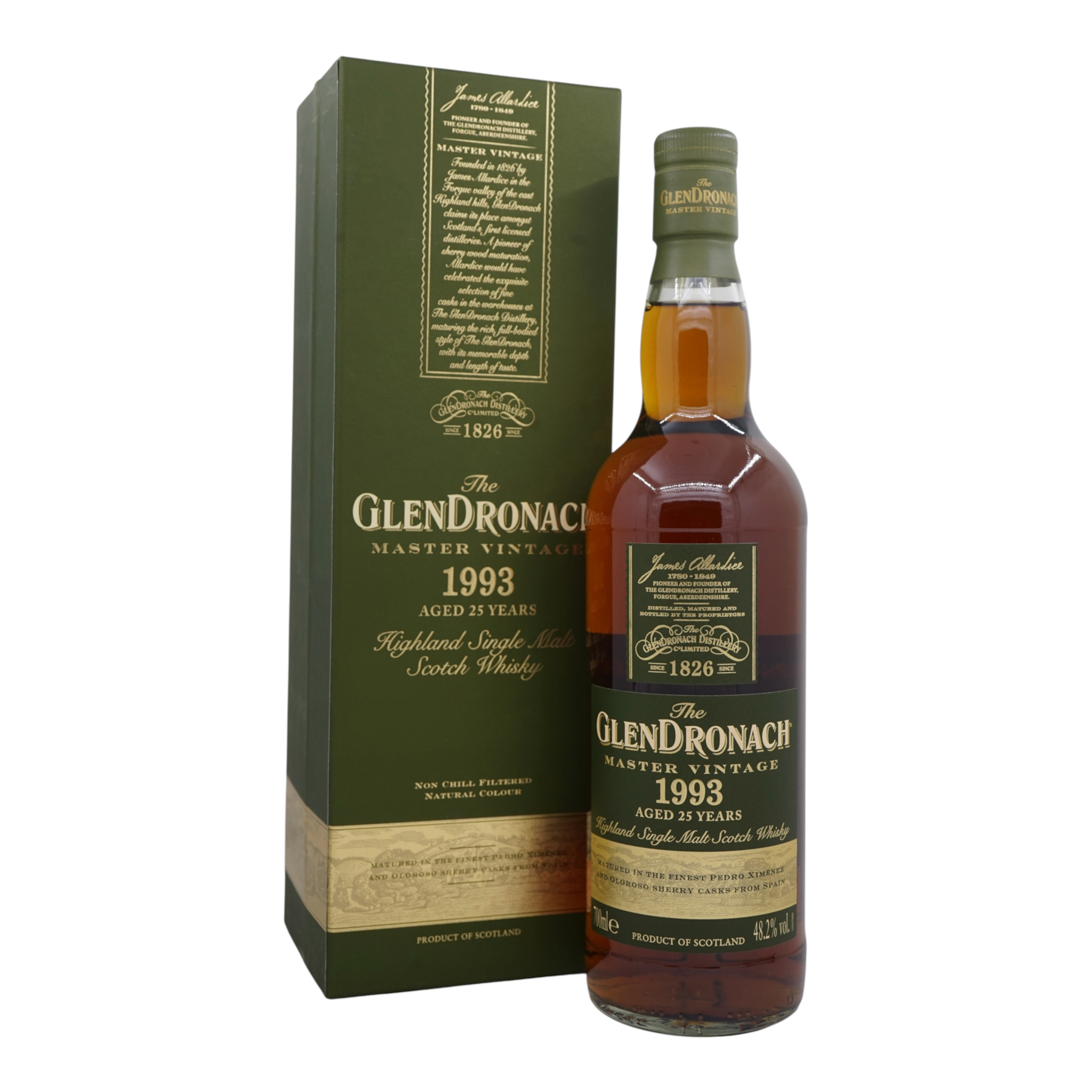 Glendronach Master Vintage 1993 25 Year Old