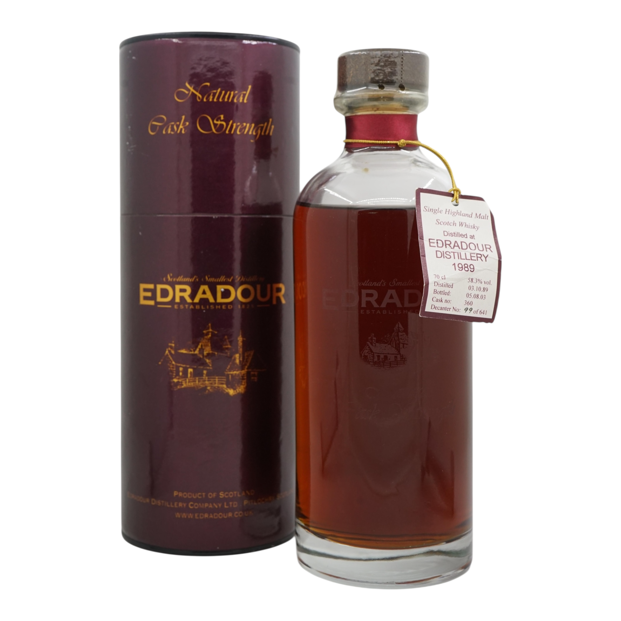 Edradour 1989/2003 Natural Cask Strength #360
