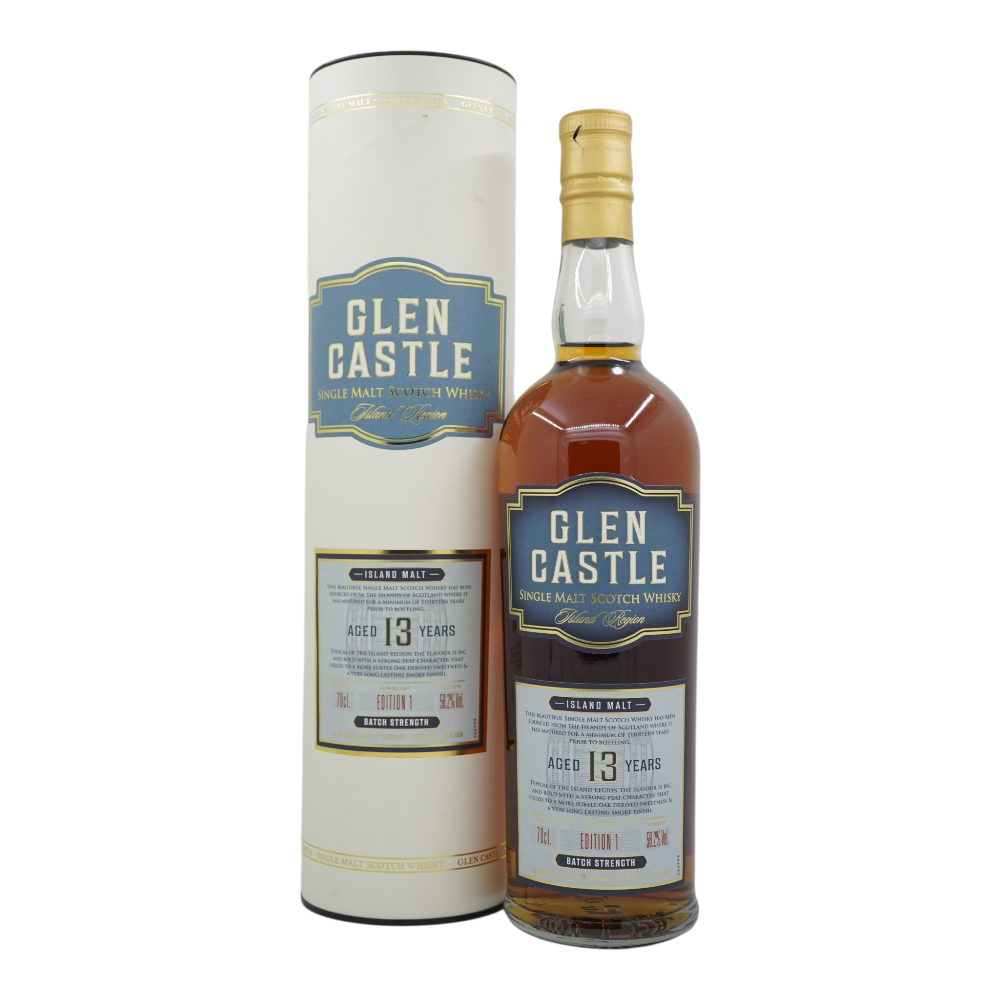 Glen Castle 13 Year Old Island Malt - Edition 1 - Batch Strength