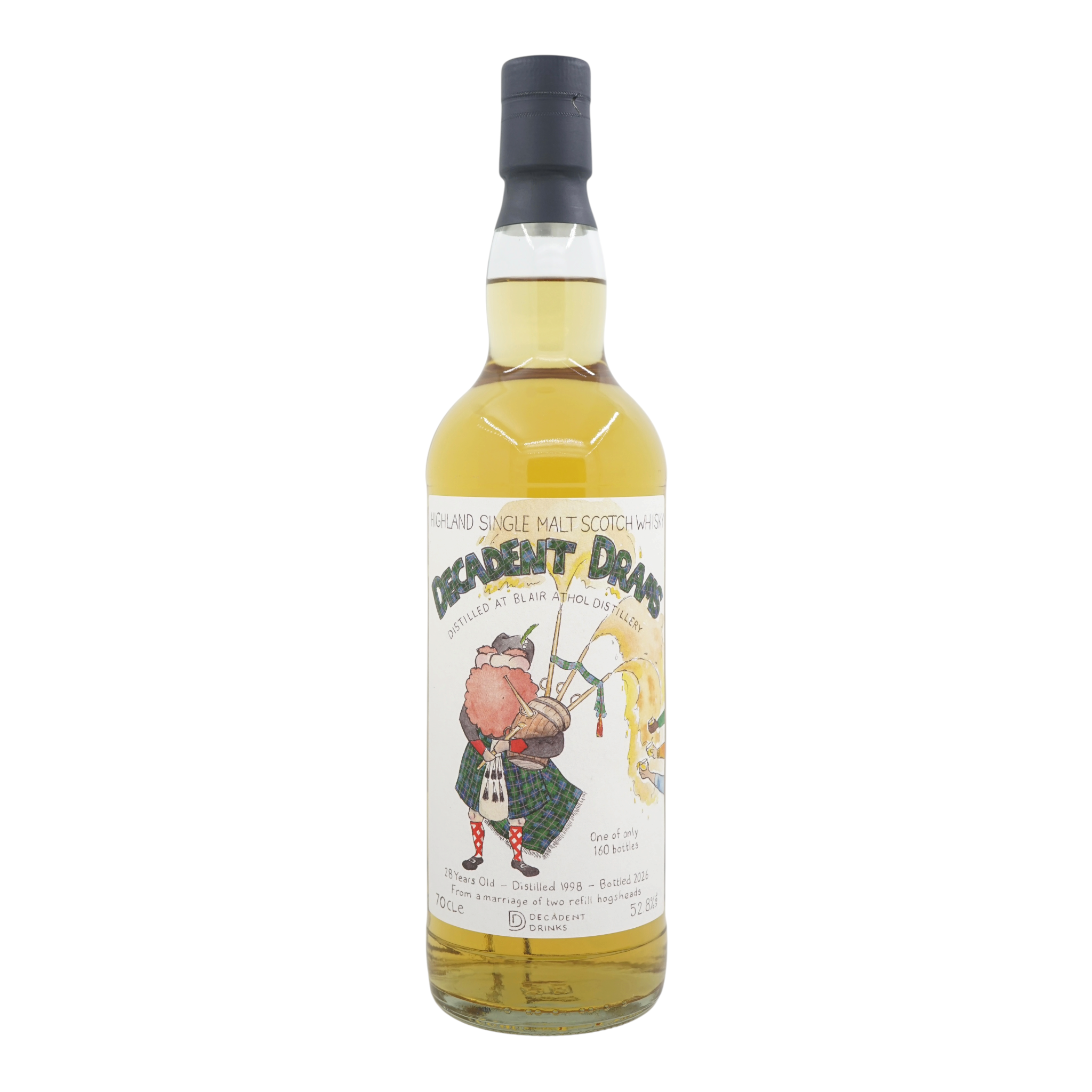Blair Athol 1998/2026 28 Year Old Decadent Drams Decadent Drinks 52.8%