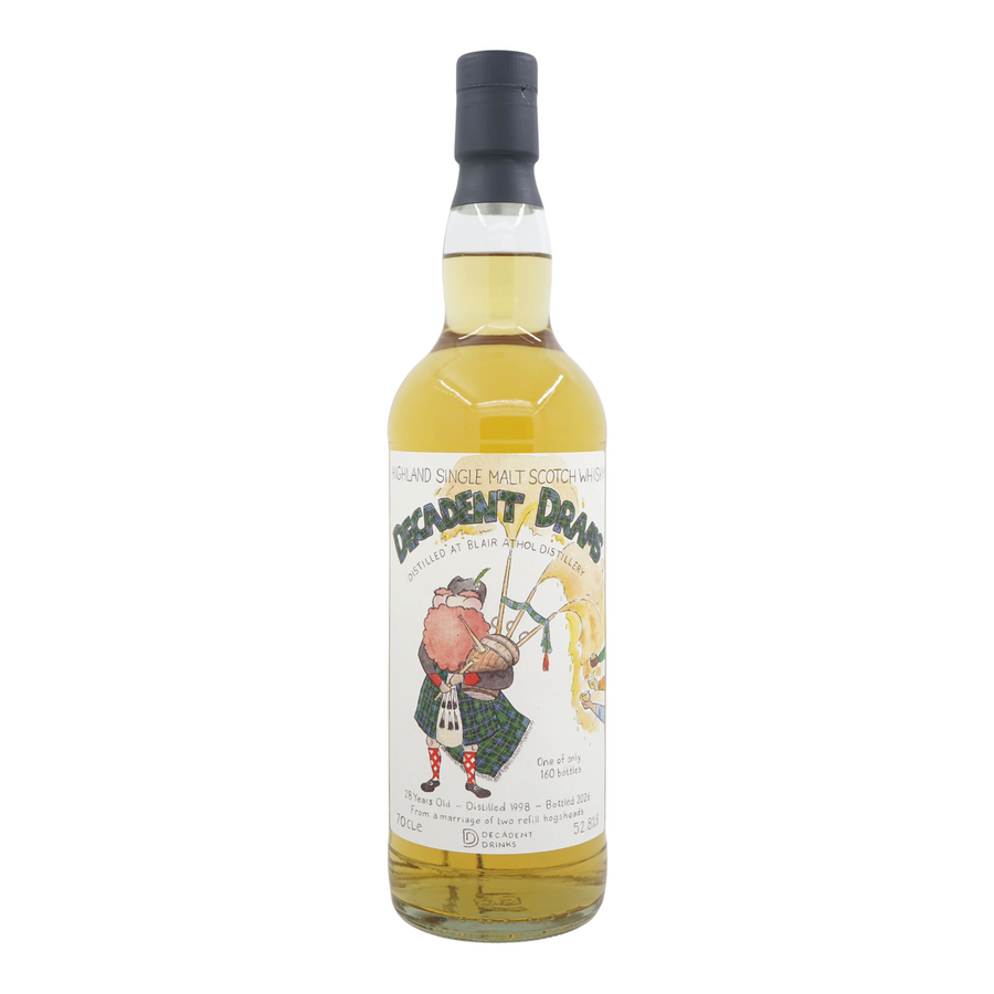 Blair Athol 1998/2026 28 Year Old Decadent Drams Decadent Drinks 52.8%