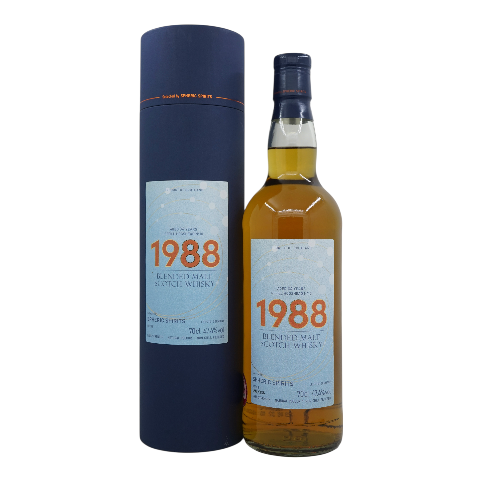 Blended Malt Scotch Whisky 1988 34 Year Old Spheric Spirits 47.4%