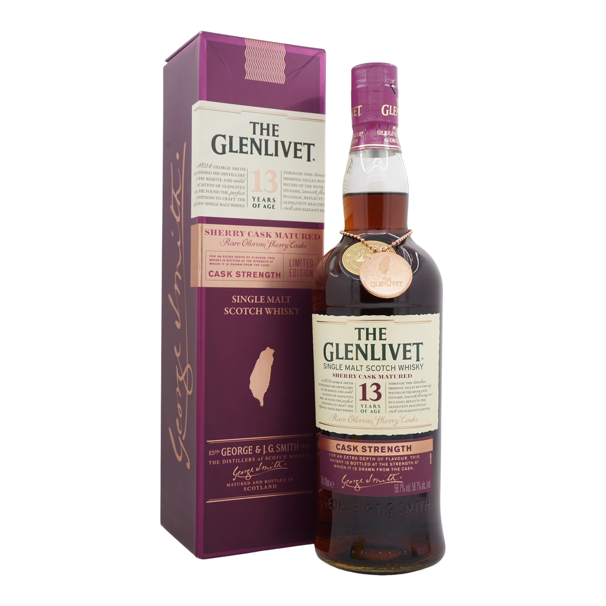 Glenlivet 13 Year Old Sherry Cask Matured - Cask Strength 58.7%
