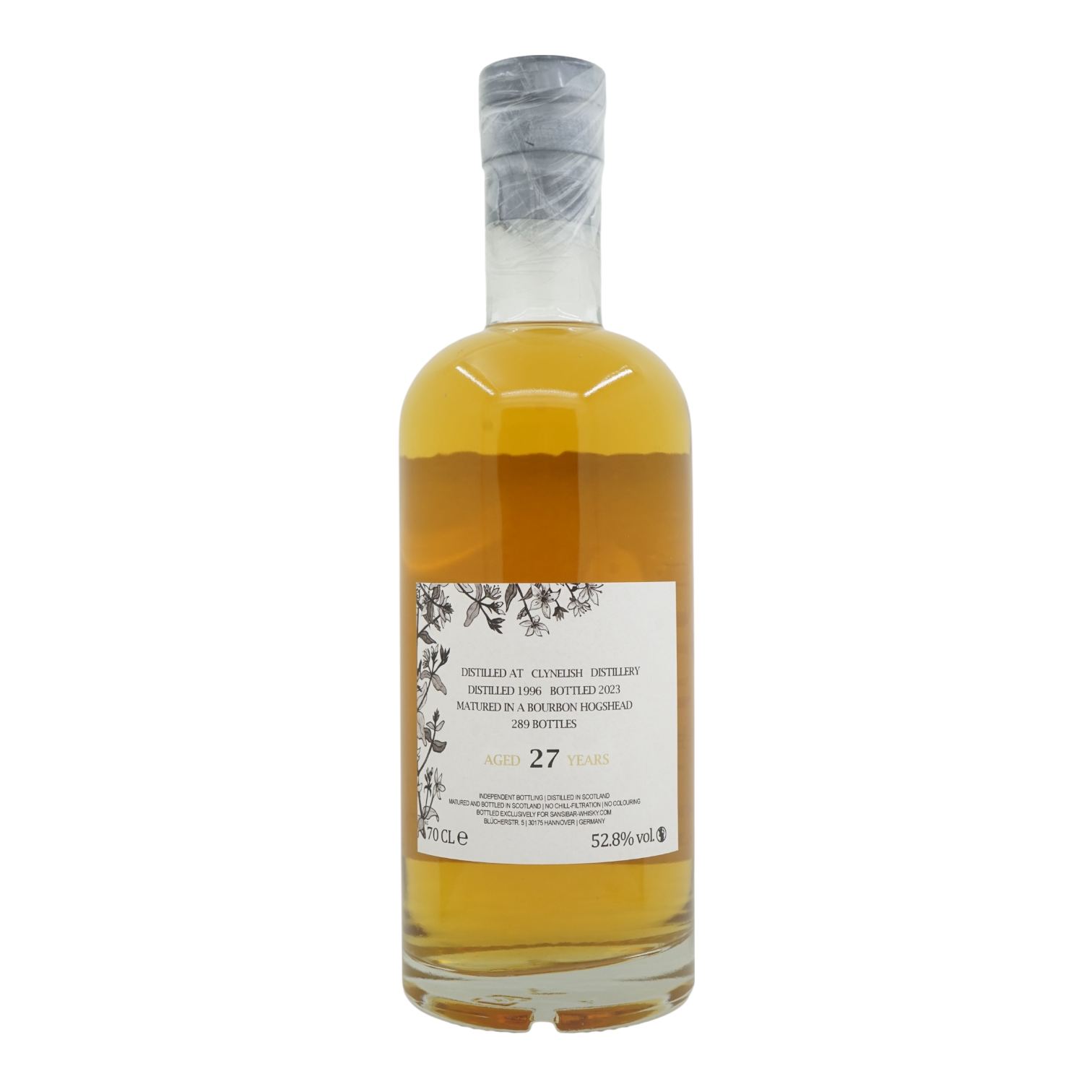 Clynelish 1996/2023 27 Year Old White Label Sansibar