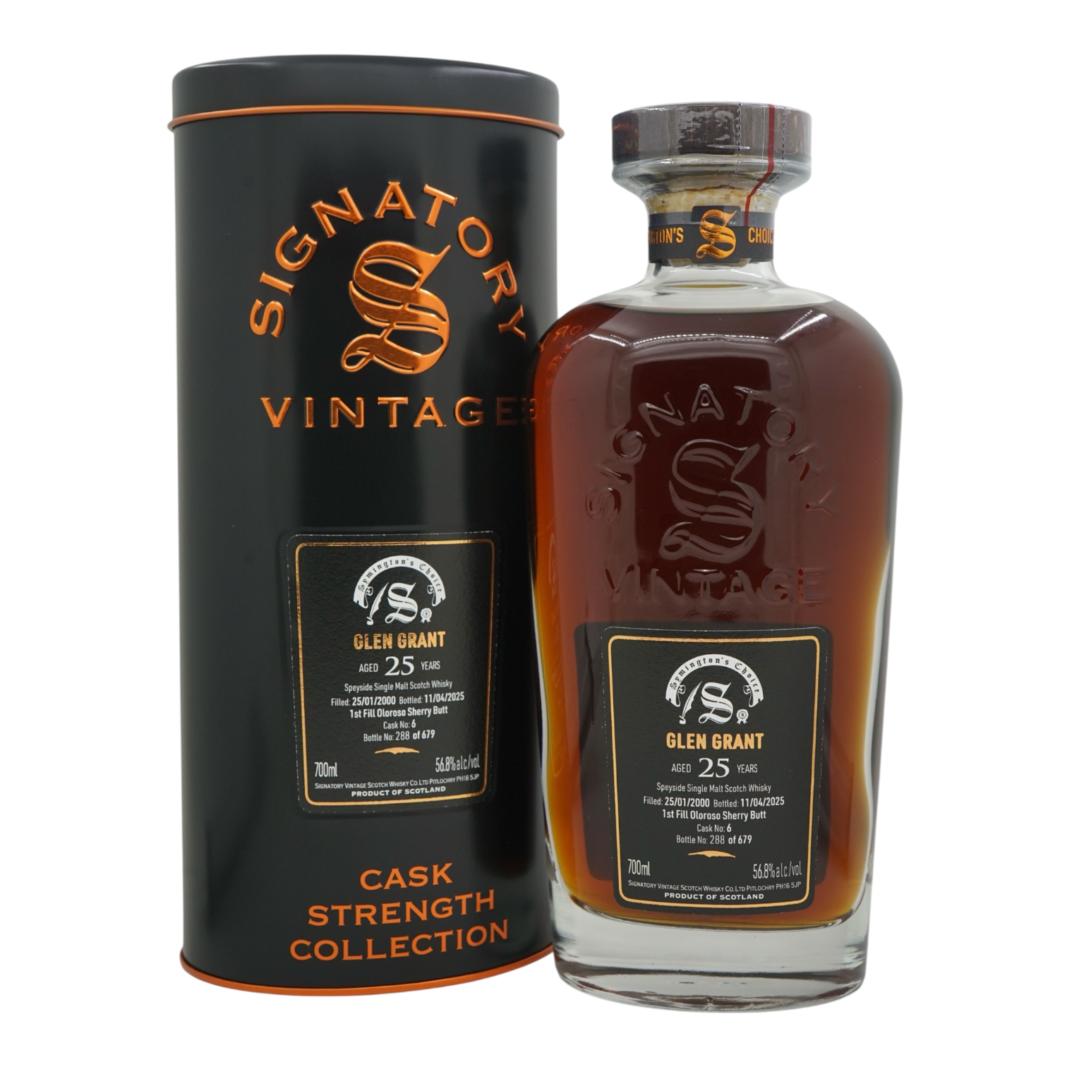 Glen Grant 2000/2025 25 Year Old Symington’s Choice Signatory Vintage #6