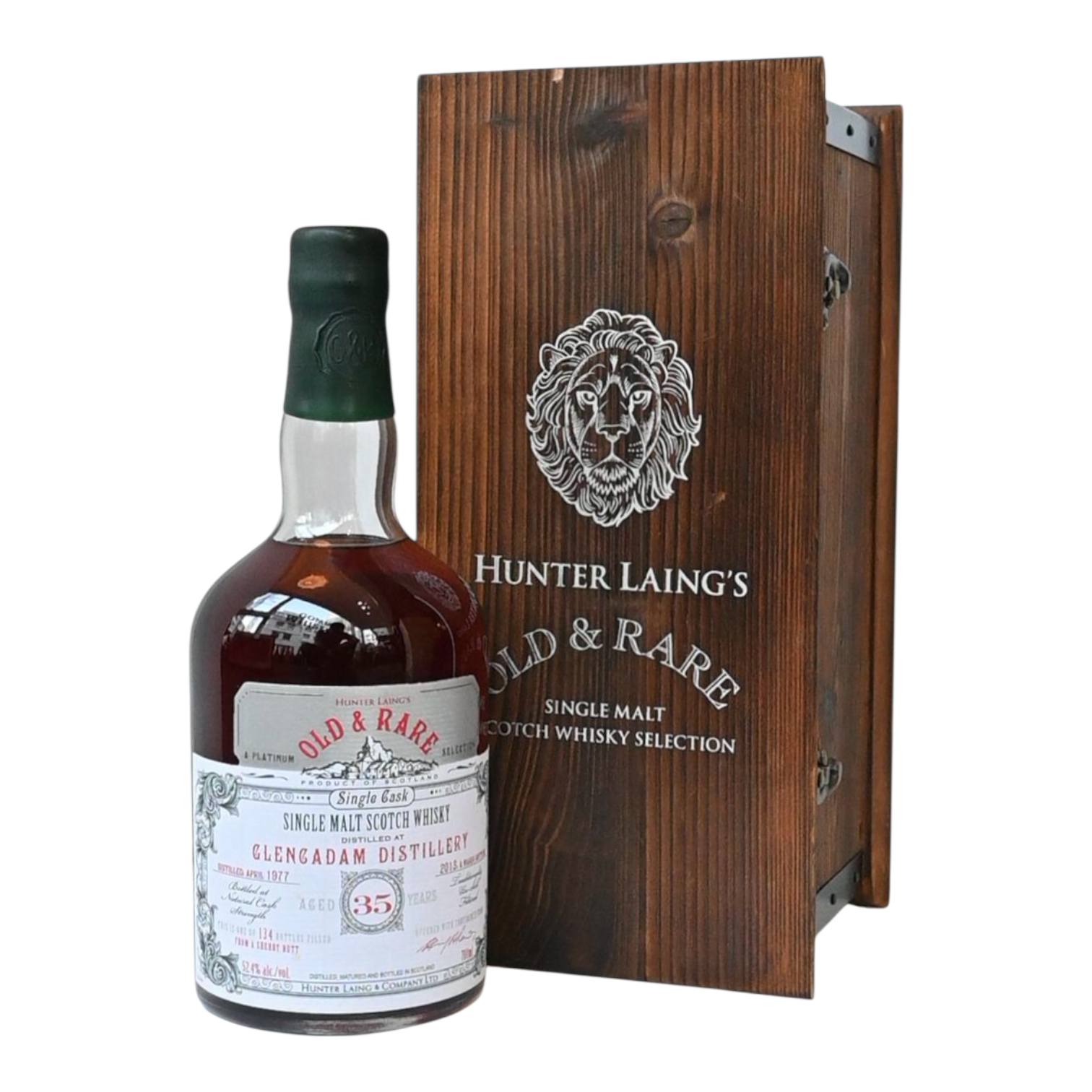 Glencadam 1977/2013 35 Year Old Old & Rare A Platinum Selection Hunter Laing