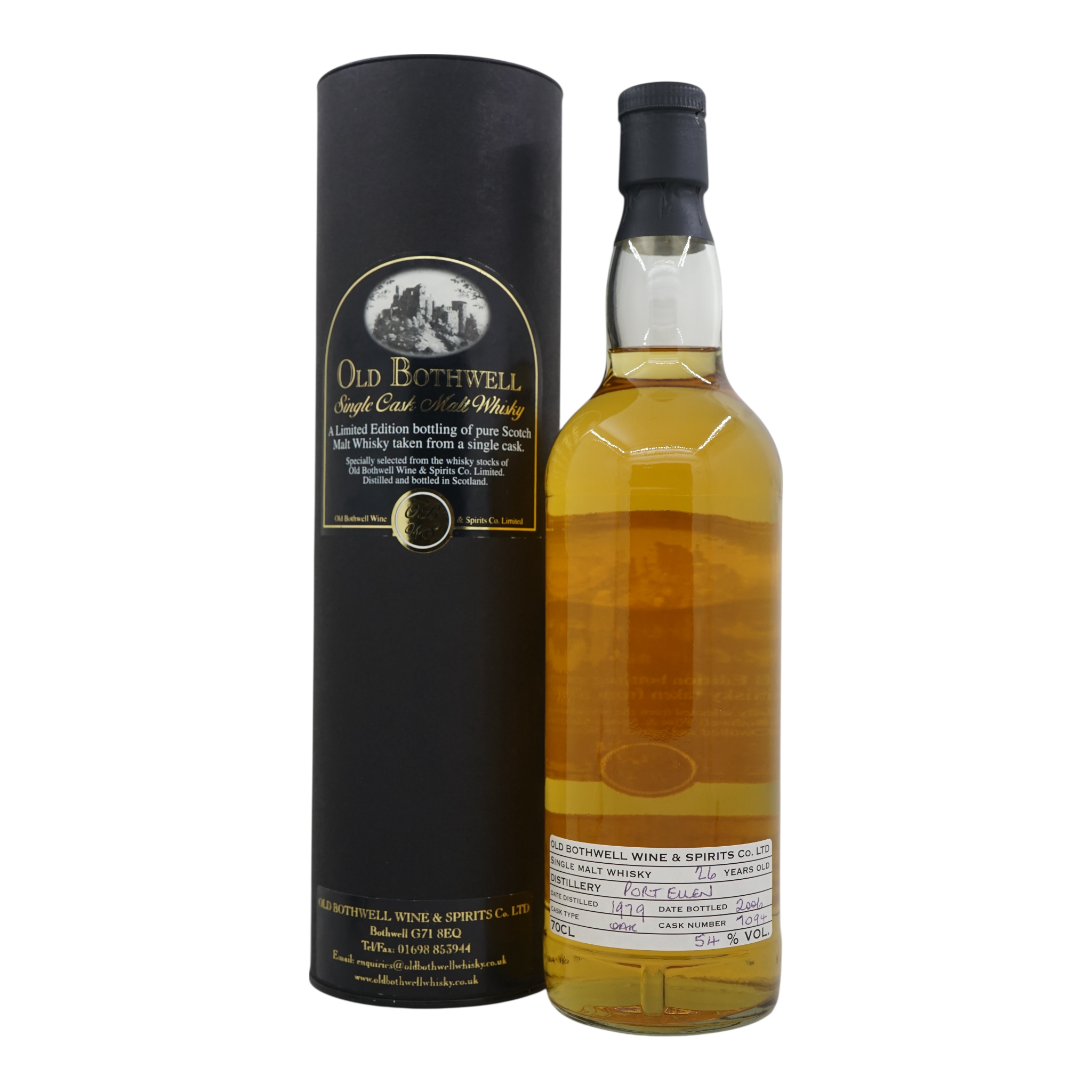 Port Ellen 1979/2006 26 Year Old Single Cask Malt Whisky Old Bothwell #7094
