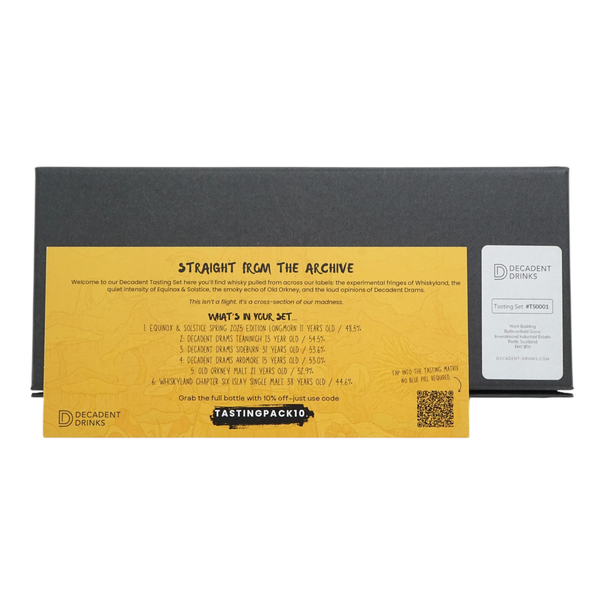 Decadent Whisky Tasting Set : Volume 1 （6x20ml）