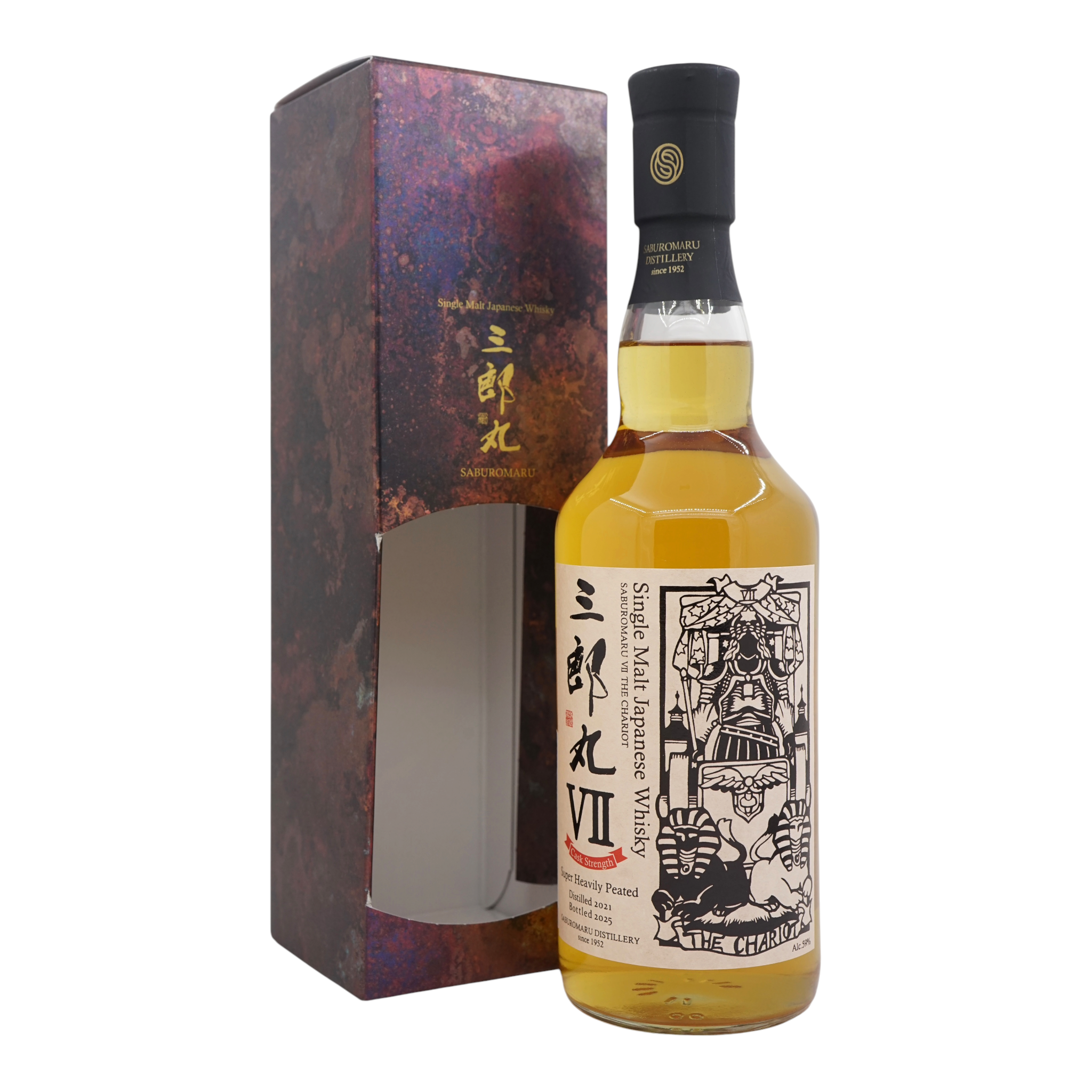 Saburomaru 2021/2025 Tarot Card Ⅶ The Chariot & VII The Chariot Cask Strength
