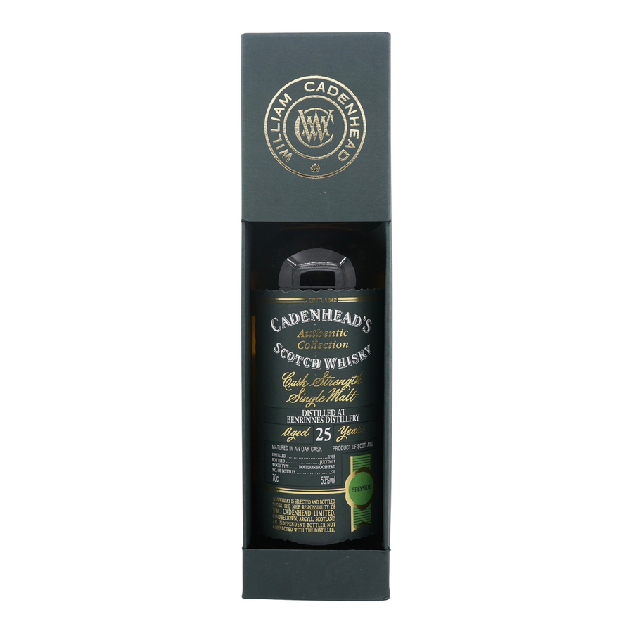 Benrinnes 1988/2013 25 Year Old Authentic Collection Cadenhead's 53%