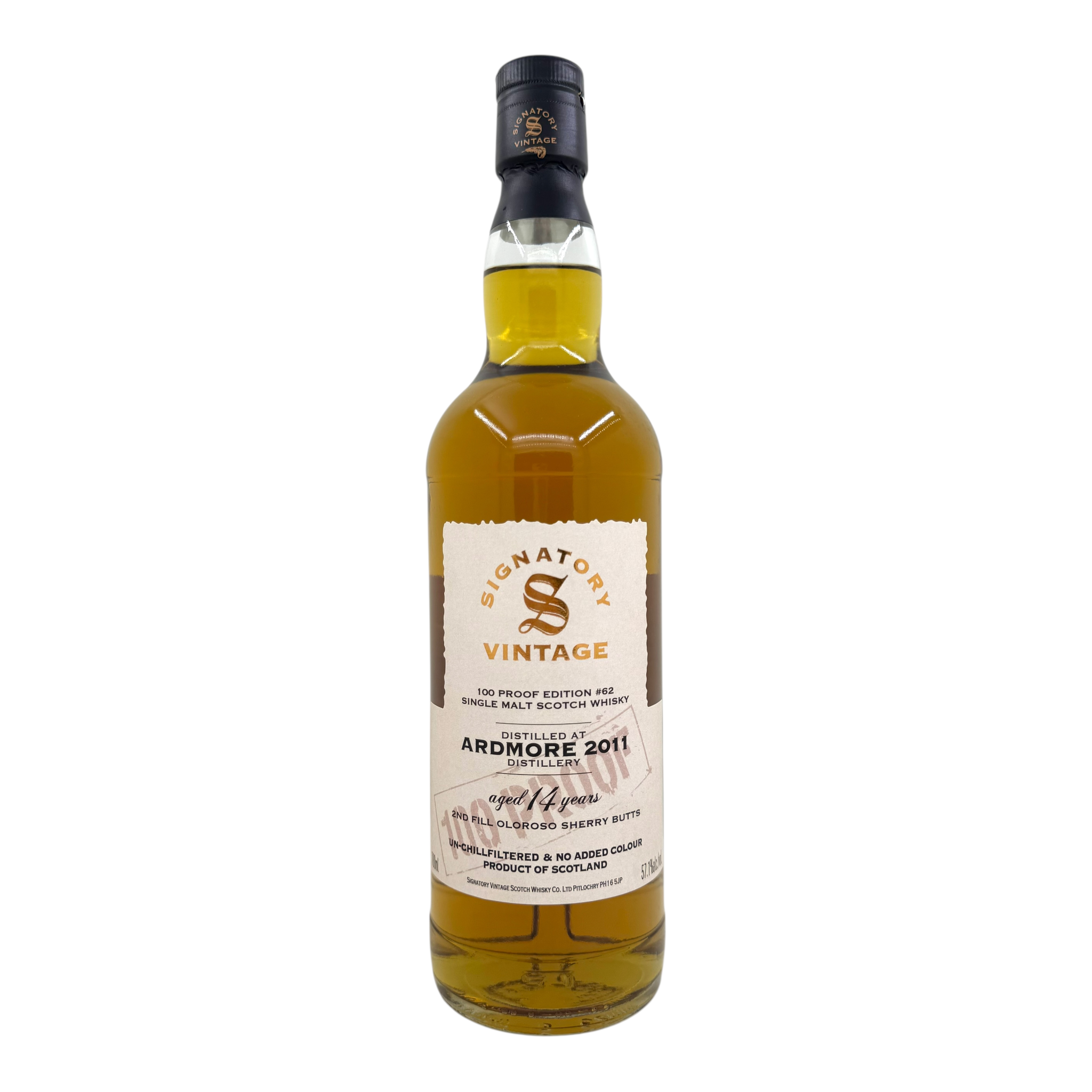 Ardmore 2011/2025 14 Year Old 100 Proof #62 Signatory Vintage