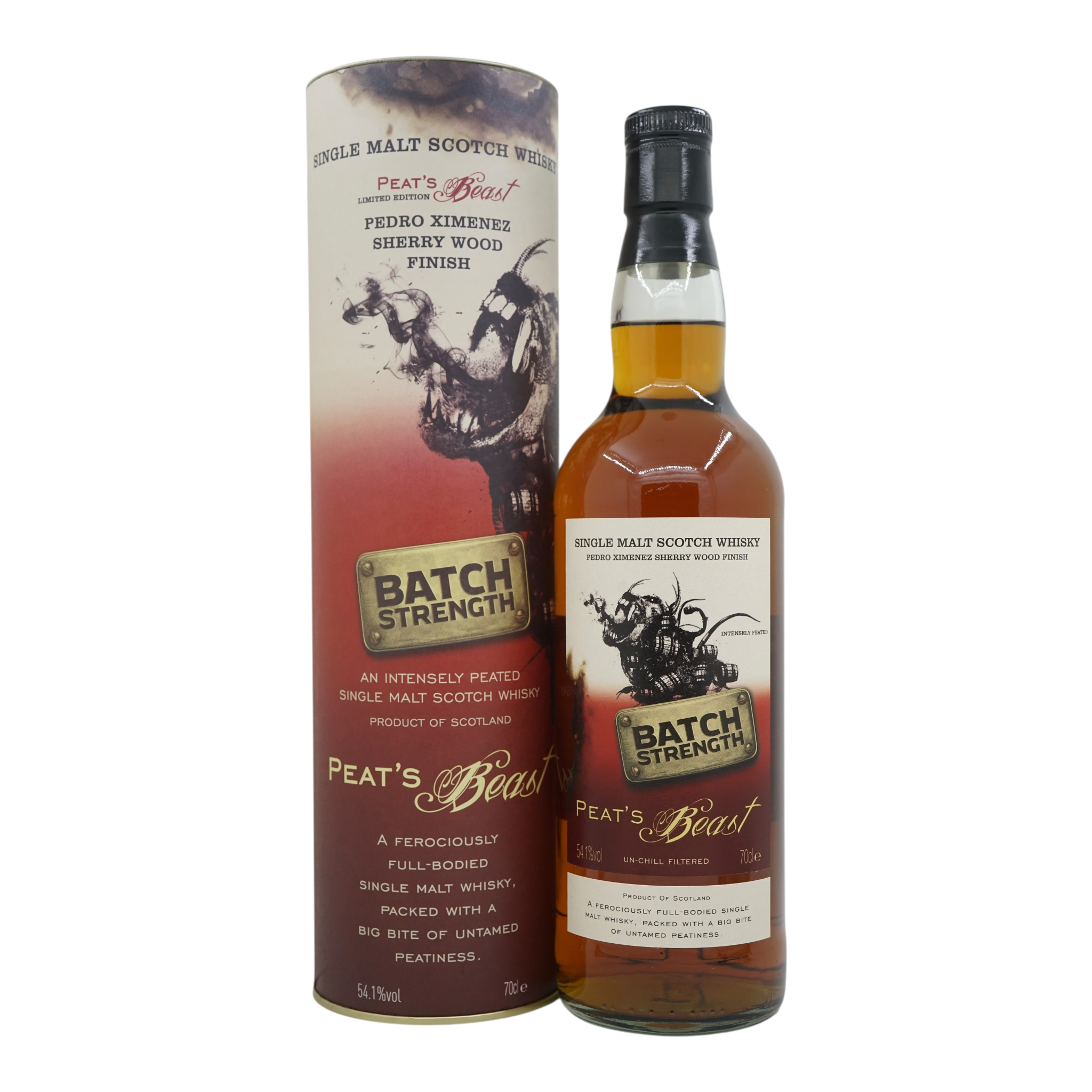 Peat's Beast Batch Strength Pedro Ximenez Sherry Wood Finish