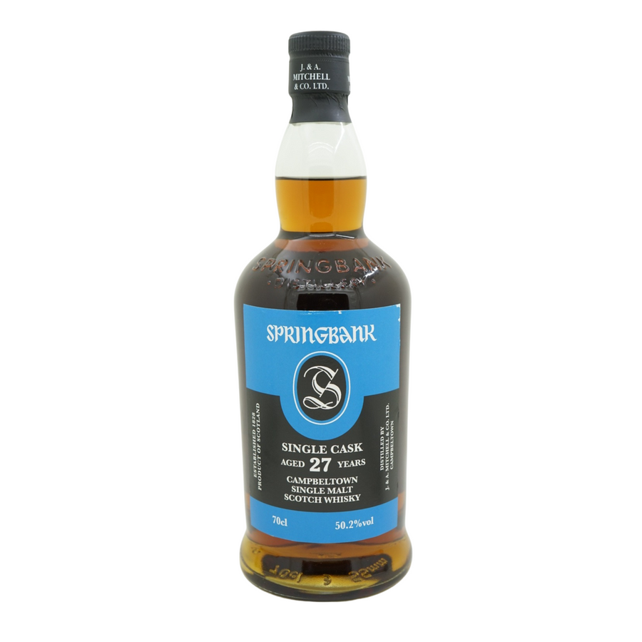 Springbank 1996/2024 27 Year Old Refill Sherry Hogshead Single Cask 50.2%