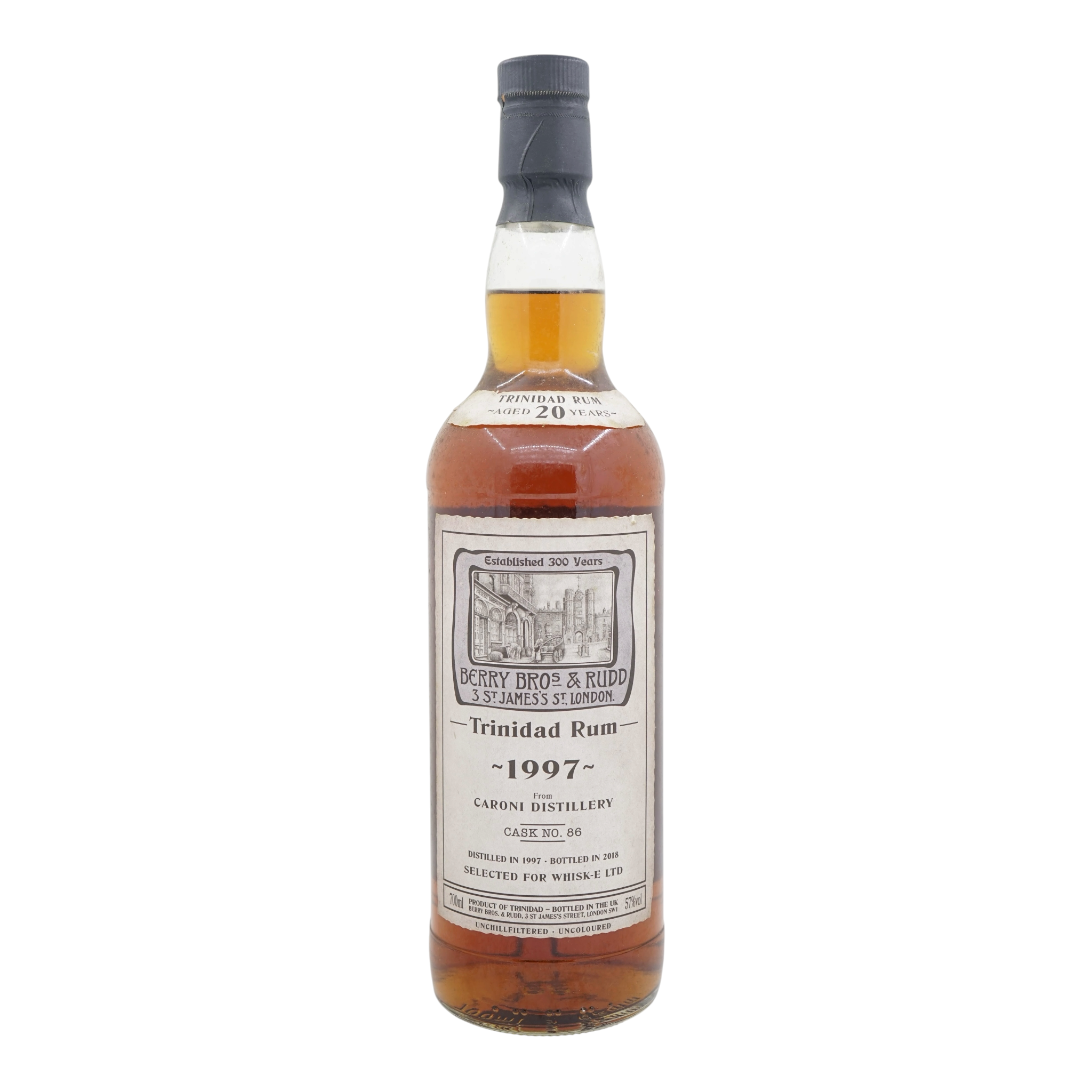 Caroni 1997/2018 20 Year Old Selected for Whisk-E Ltd Berry Bros & Rudd #86