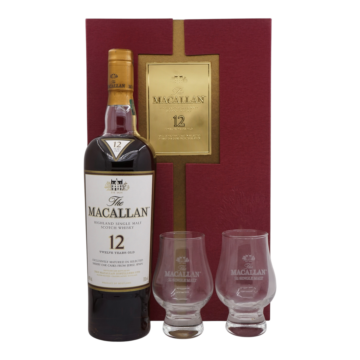Macallan 12 Year Old Sherry Oak Gift Set