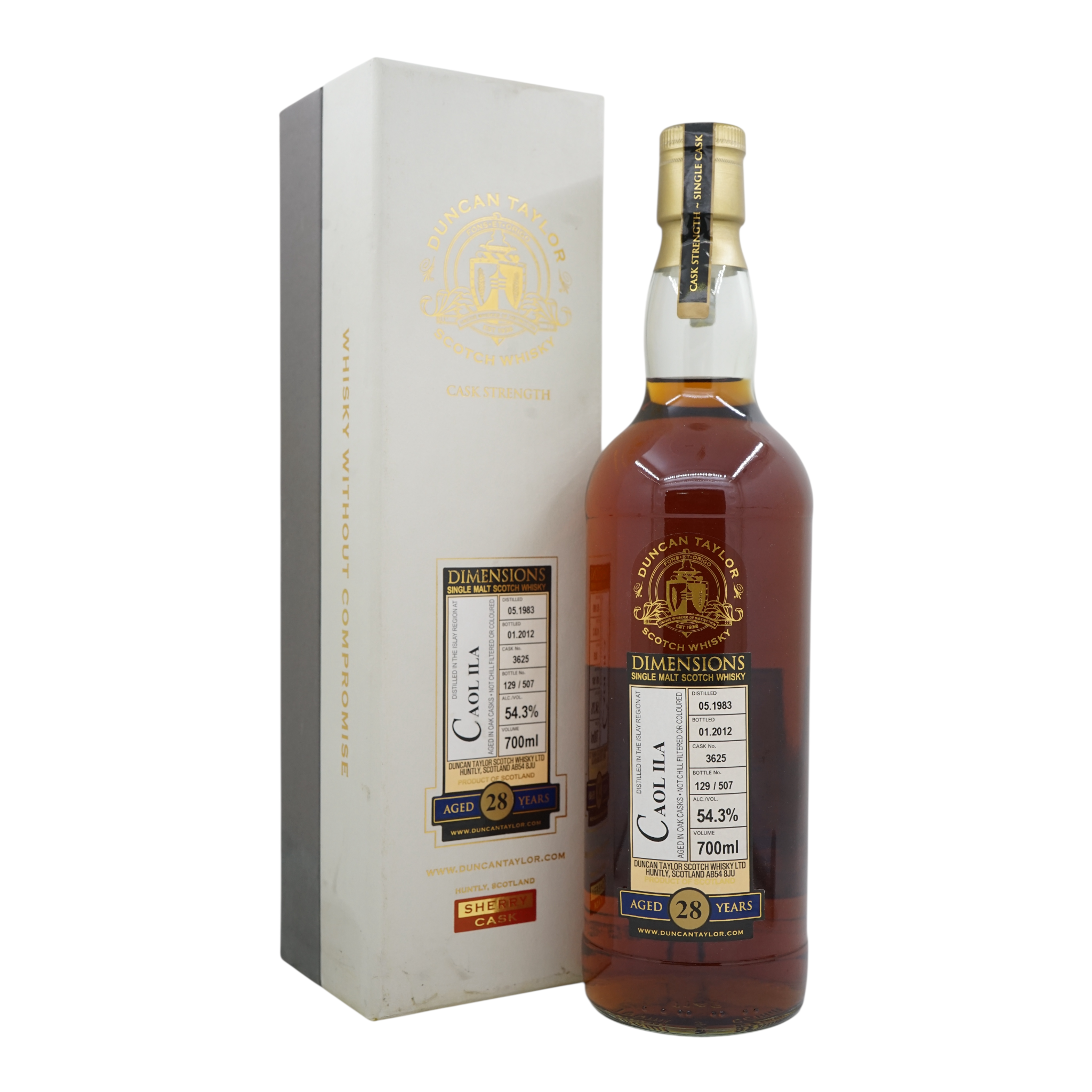 Caol Ila 1983/2012 28 Year Old Dimensions Duncan Taylor #3625