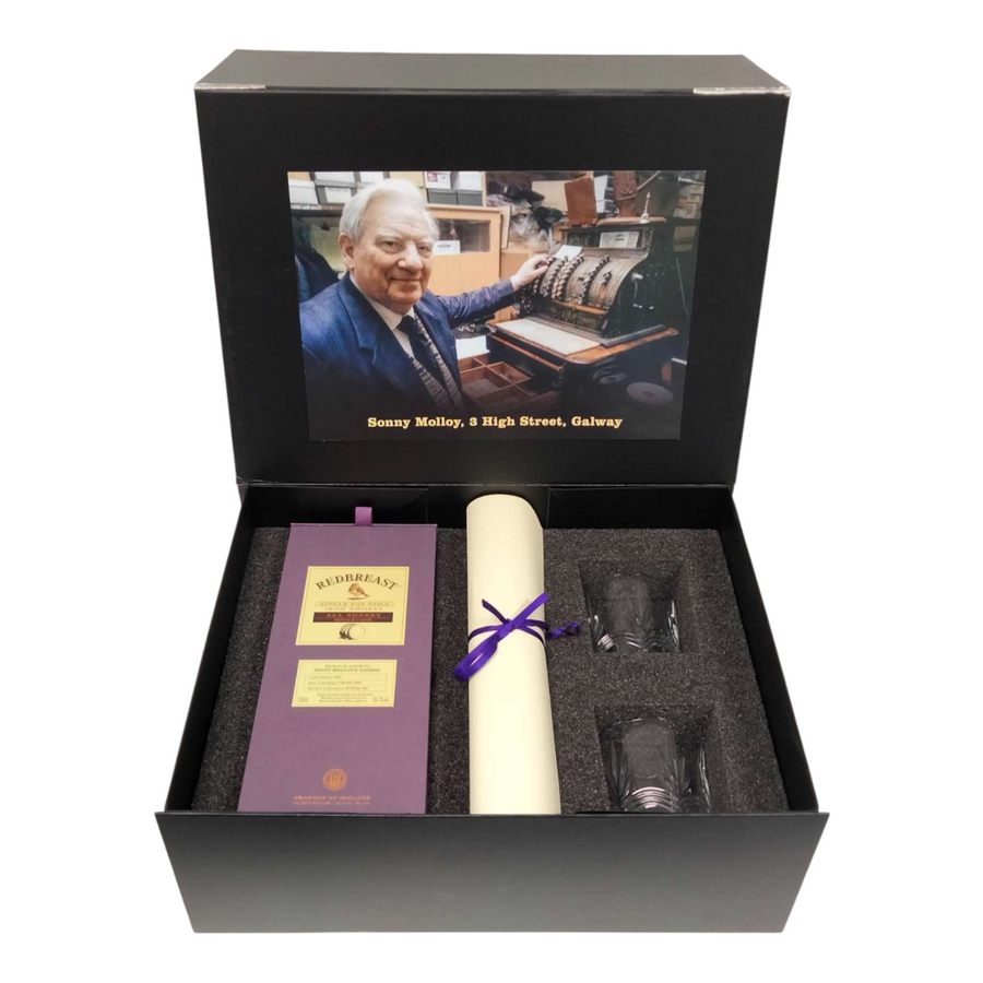 Sonny Molloy’s Redbreast 2002 16 Year Old Whiskey Gift Set