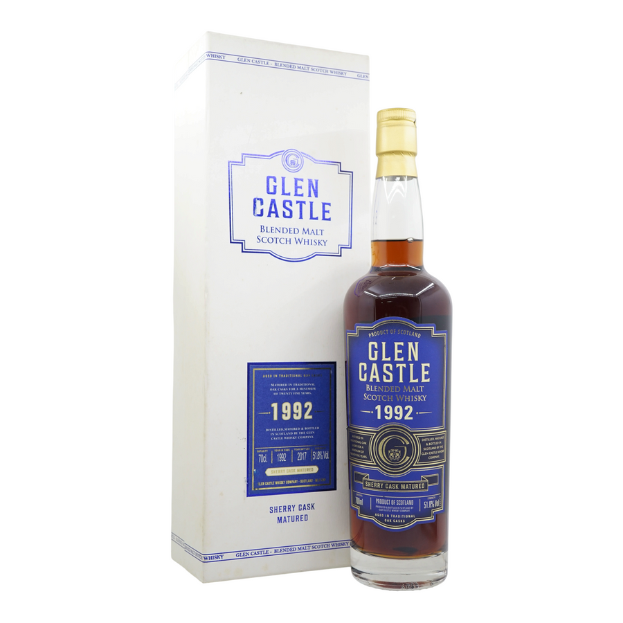 Glen Castle 1992 Blended Malt Scotch Whisky Sherry Cask Matured