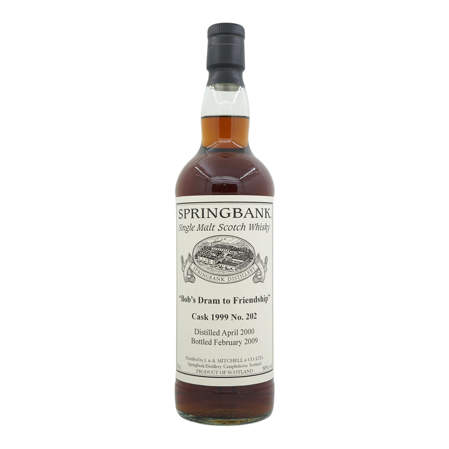 Springbank 2000/2009 Private Bottling “Bob’s dram to friendship” #1999