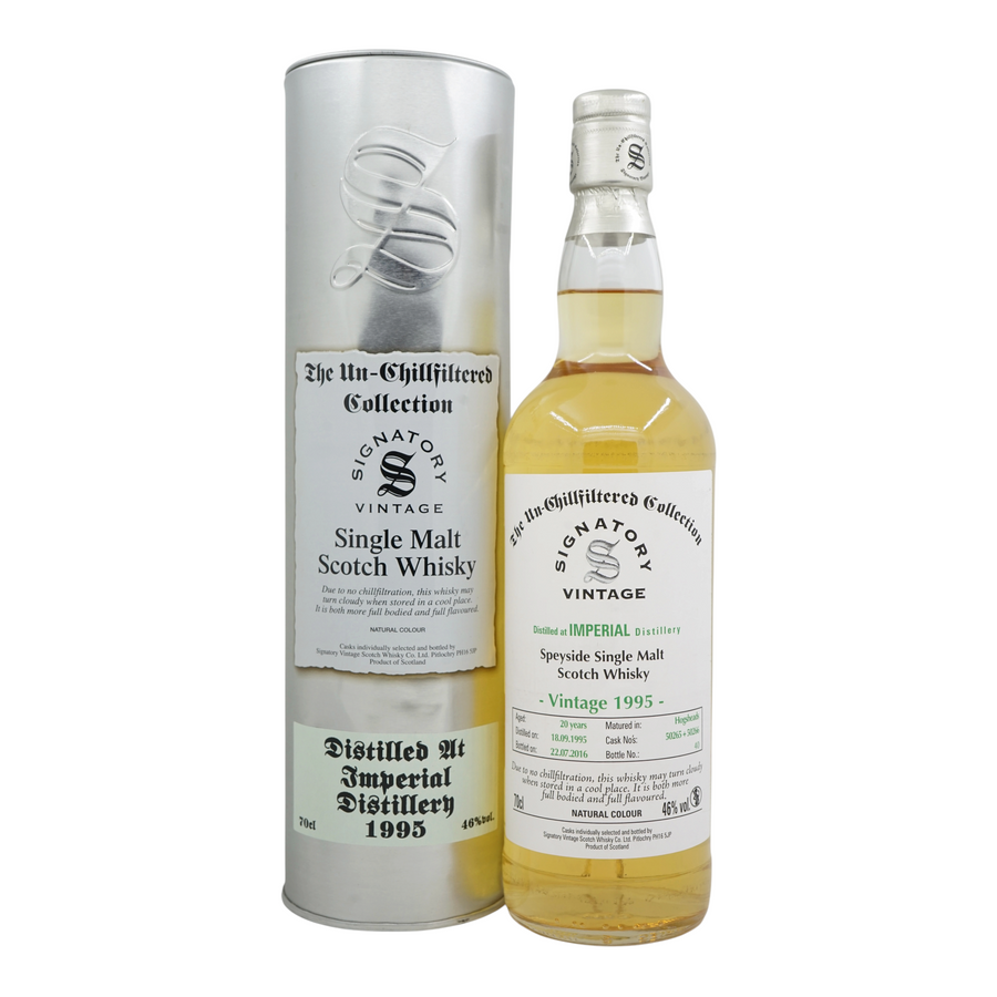 Imperial 1995/2016 20 Year Old Un-Chillfiltered Collection Signatory Vintage #50265+50266
