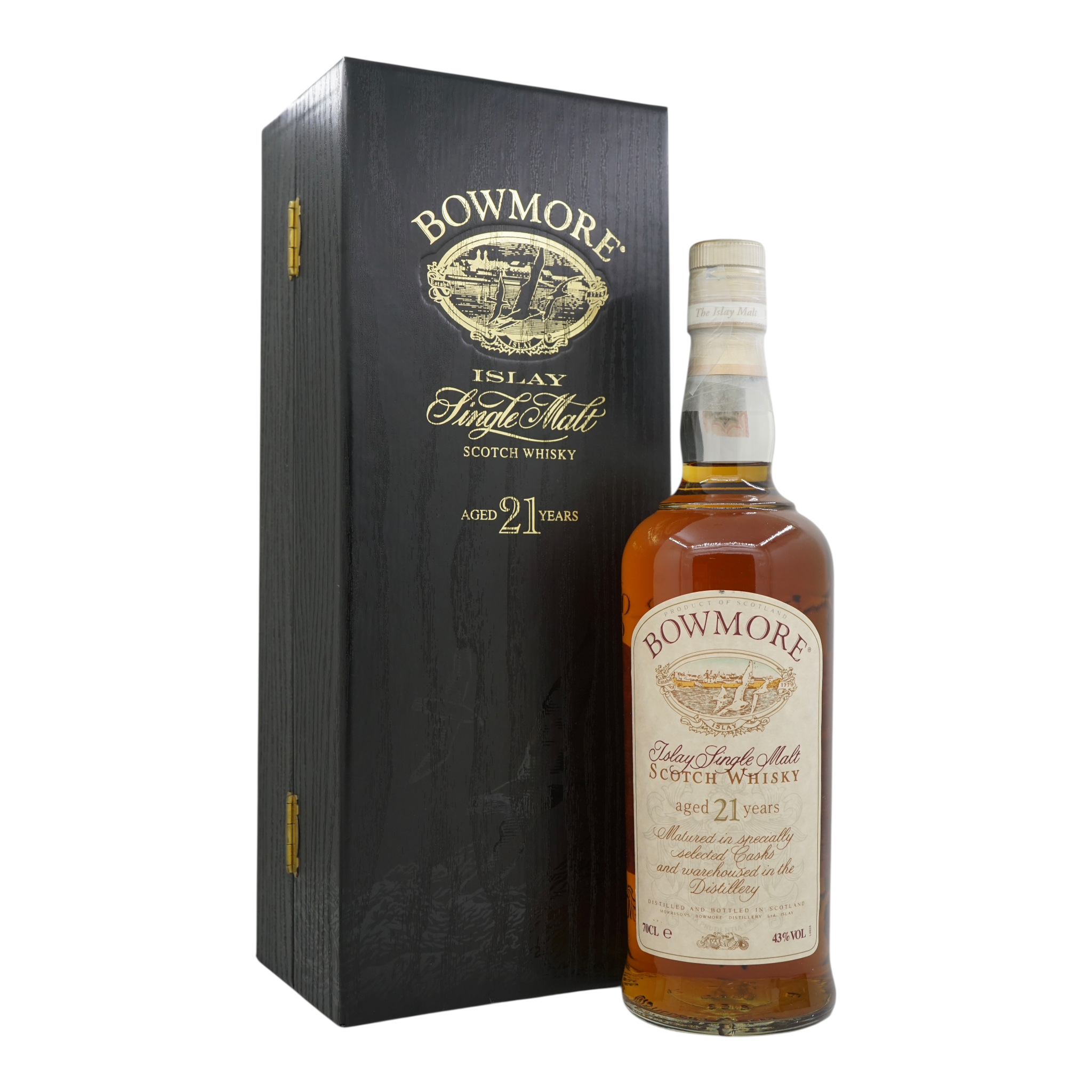 Bowmore 21 Year Old Seagull Label 43%