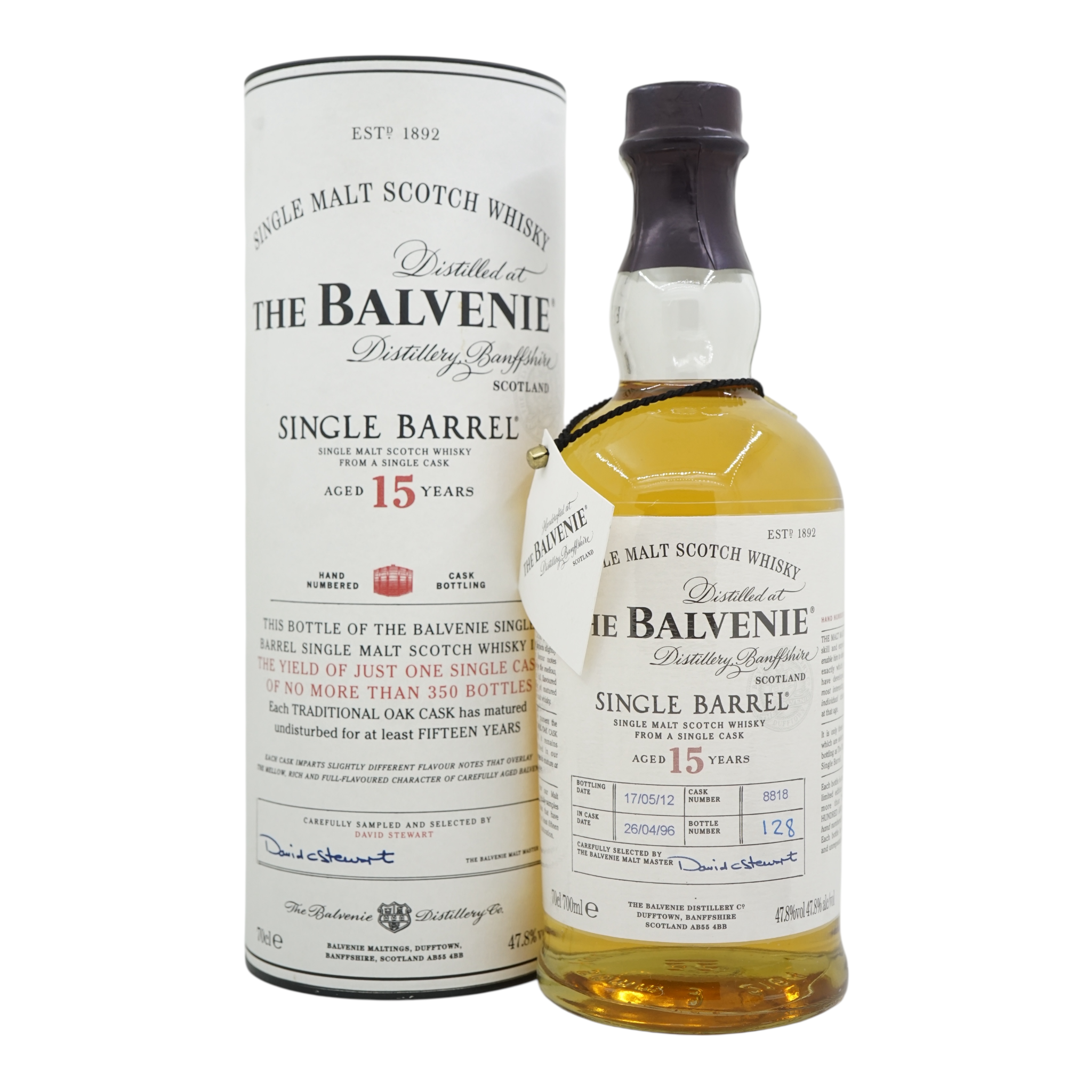 Balvenie 1996/2012 15 Year Old Single Barrel #8818
