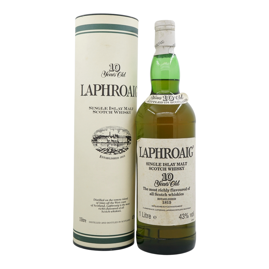 Laphroaig 10 Year Old Pre-Royal Warrent Old Bottling 1L 43%
