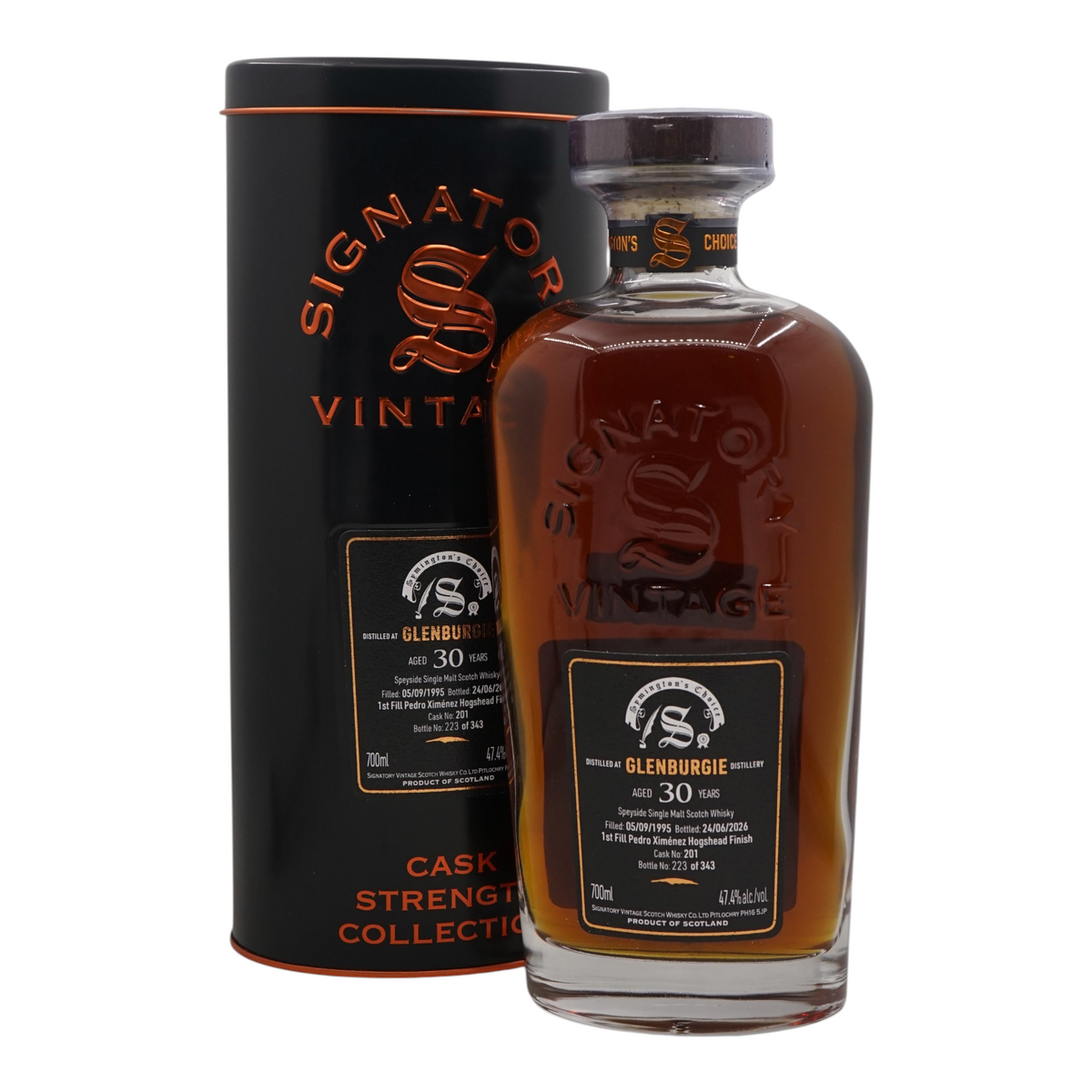 Glenburgie 1995/2026 30 Year Old Cask Strength Collection Symington’s Choice Signatory Vintage #201
