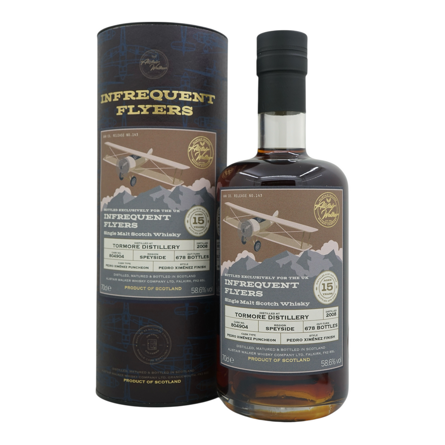 Tormore 2008/2024 15 Year Old Infrequent Flyers Release no. 143 Alistair Walker Whisky Company #804904
