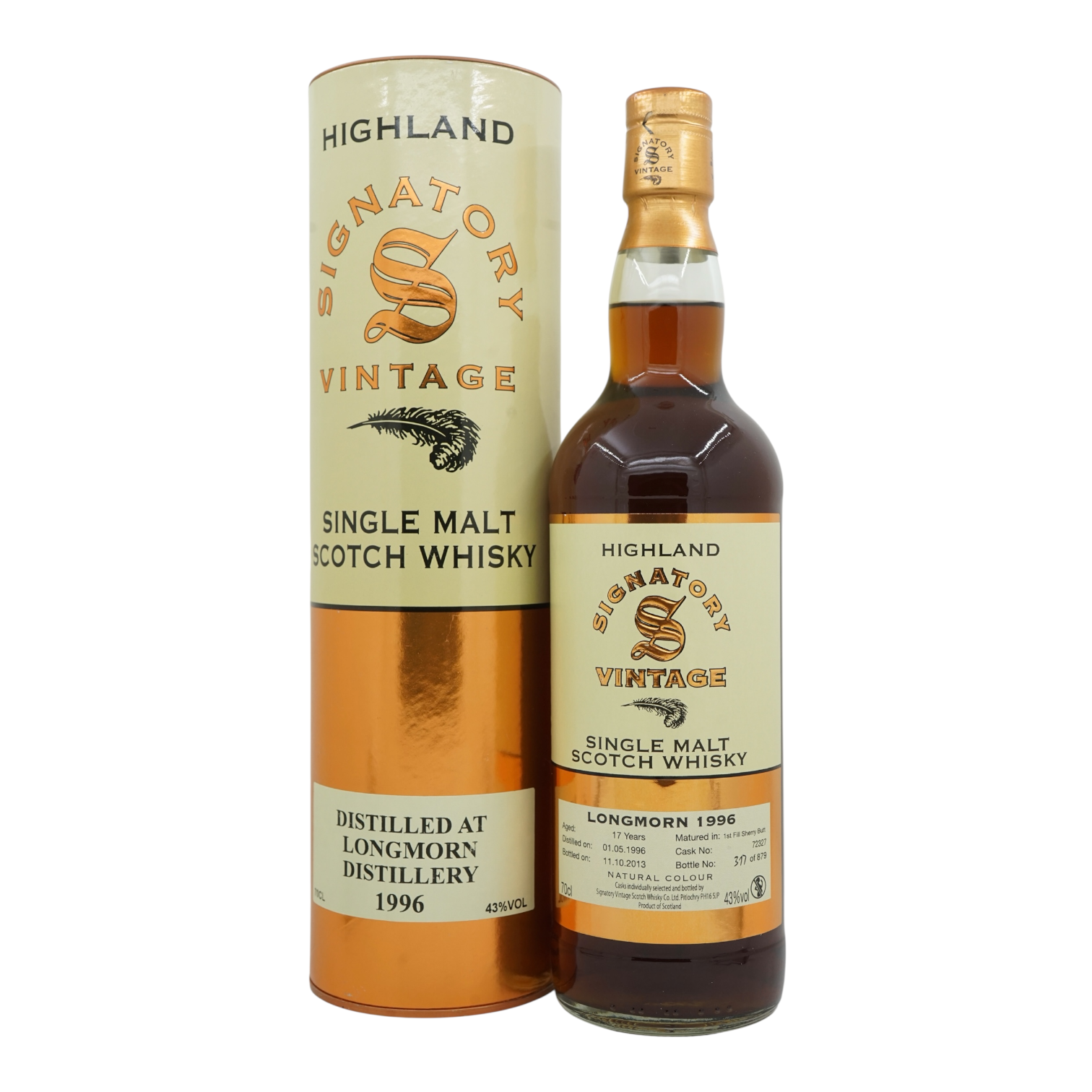 Longmorn 1996/2013 17 Year Old Vintage Collection Signatory Vintage #72327