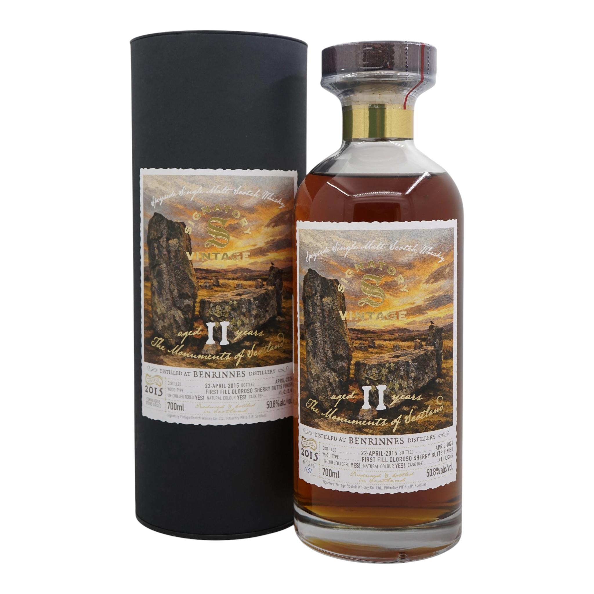 Benrinnes 2015/2026 11 Year Old The Monuments of Scotland Signatory Vintage