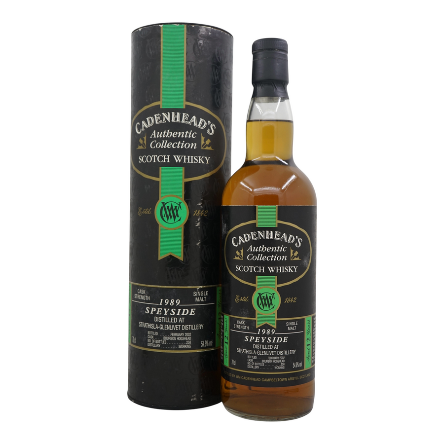 Strathisla 1989/2002 12 Year Old Authentic Collection Cadenhead's 54.9%