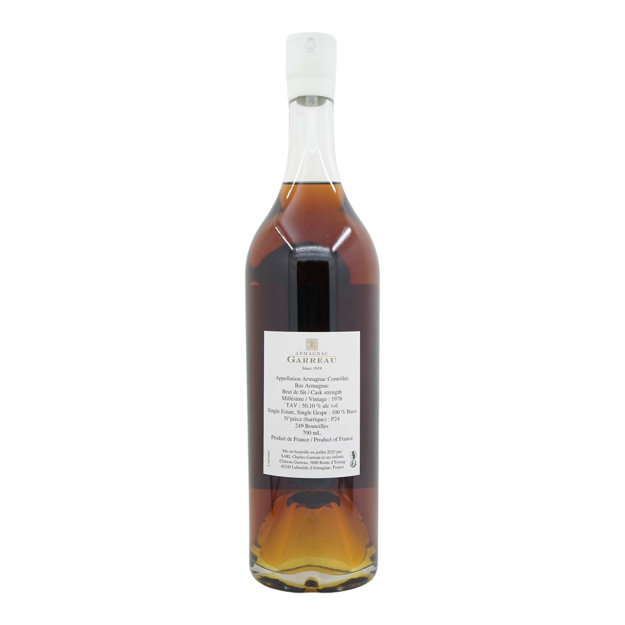 Armagnac Chateau Garreau 1976/2025 The Whisky Jury 50.1% (WN 90pts)