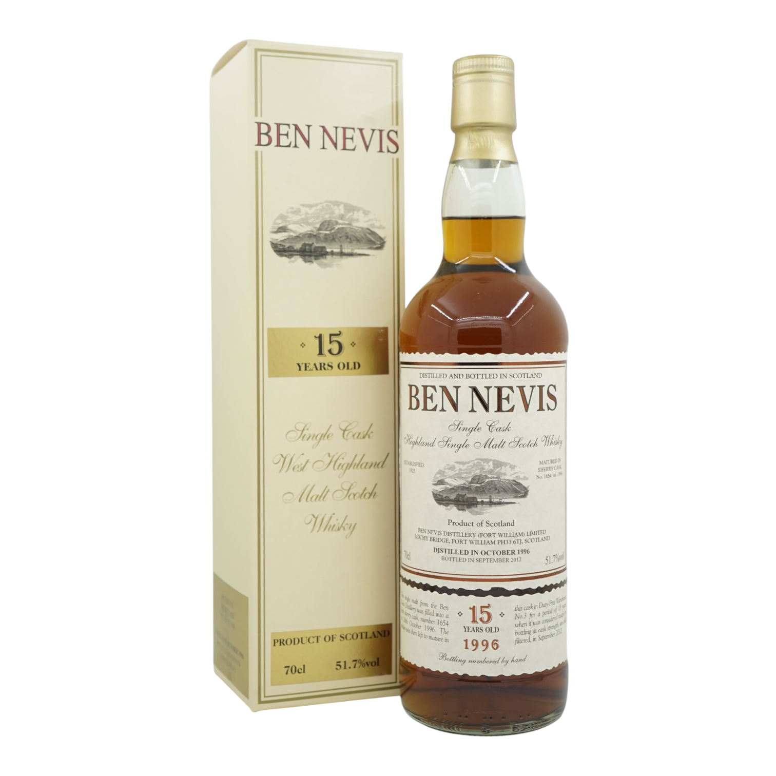 Ben Nevis 1996/2012 15 Year Old Sherry Cask #1654
