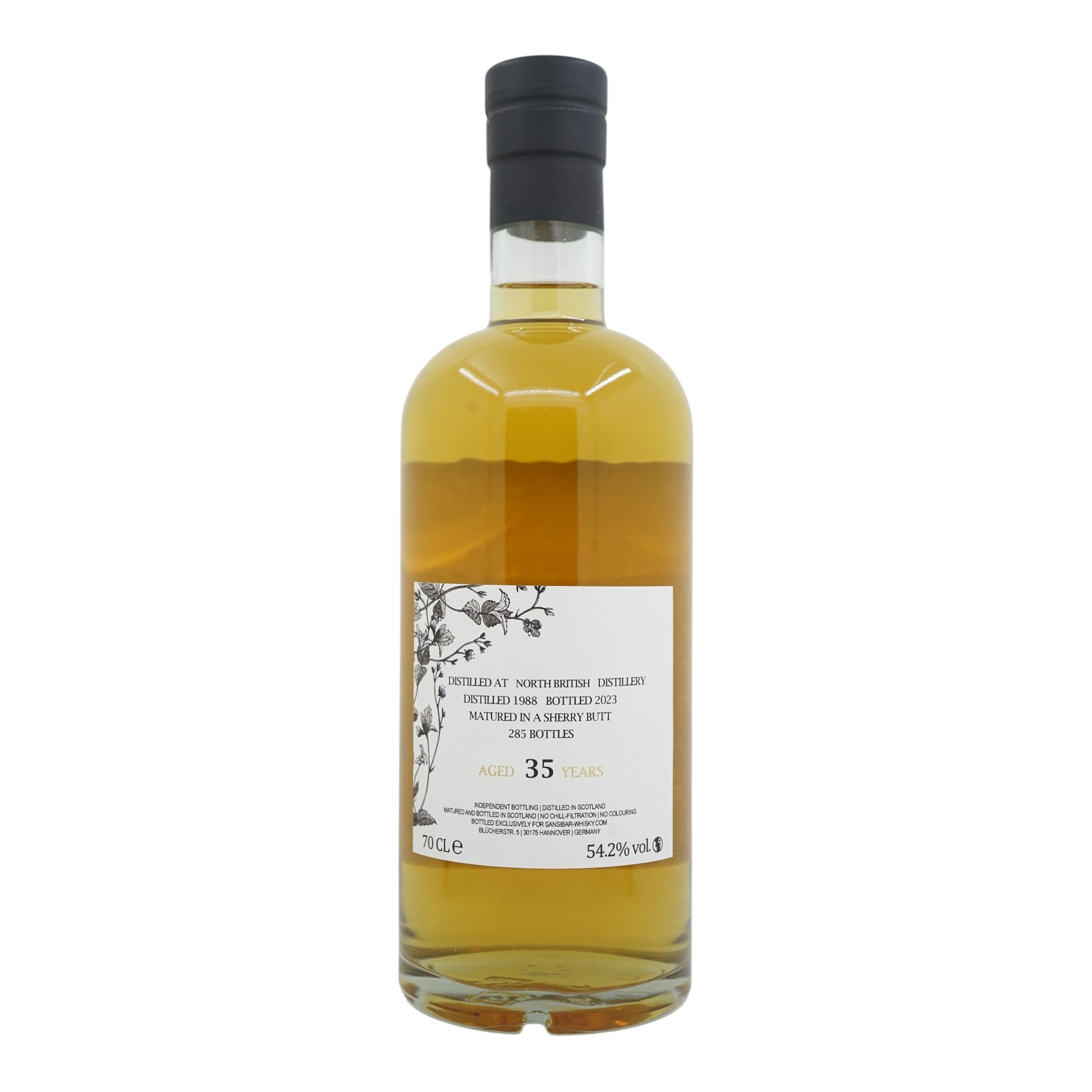 North British 1988/2023 35 Year Old White Label Sansibar