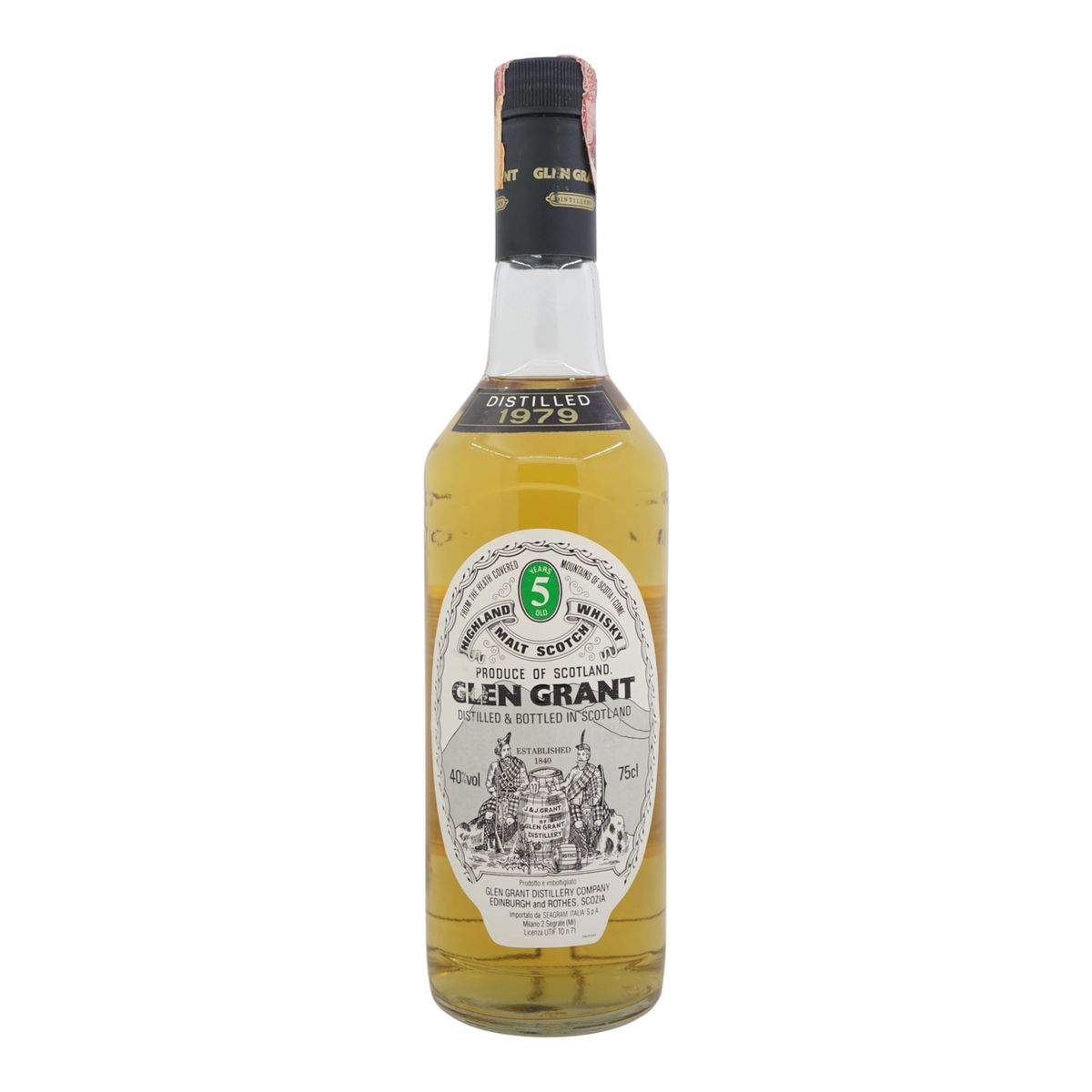 Glen Grant 1979 5 Year Old Seagram Italia Import