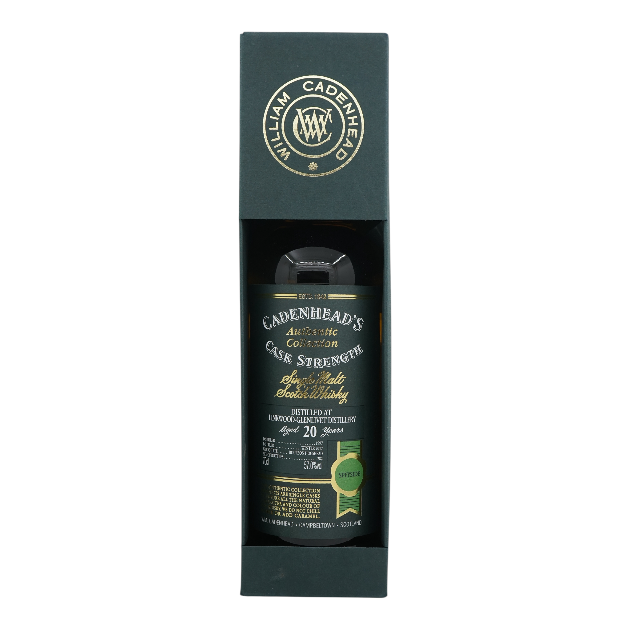 Linkwood 1997/2017 20 Year Old Authentic Collection Cadenhead's 57%