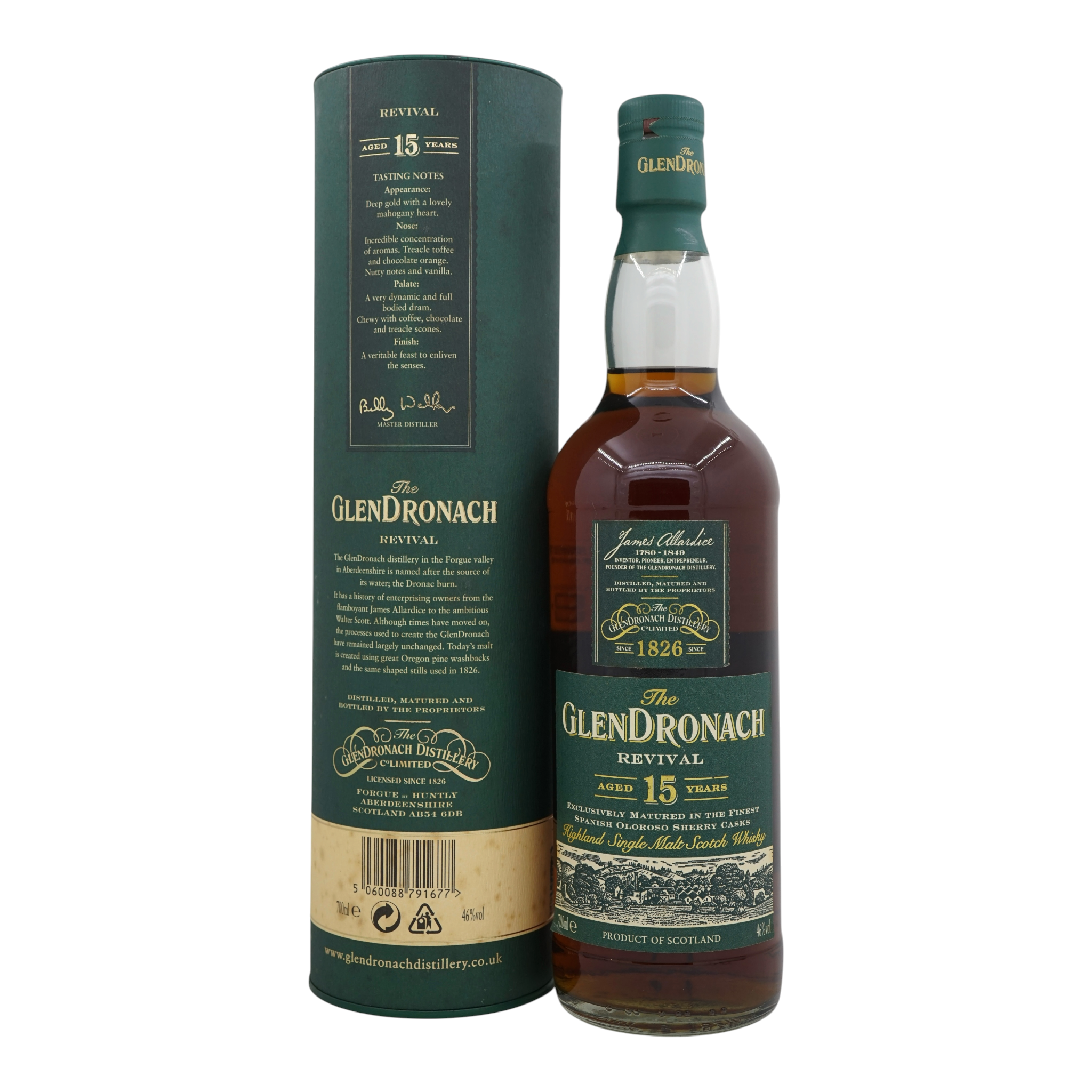Glendronach 15 Year Old Billy Walker 2013
