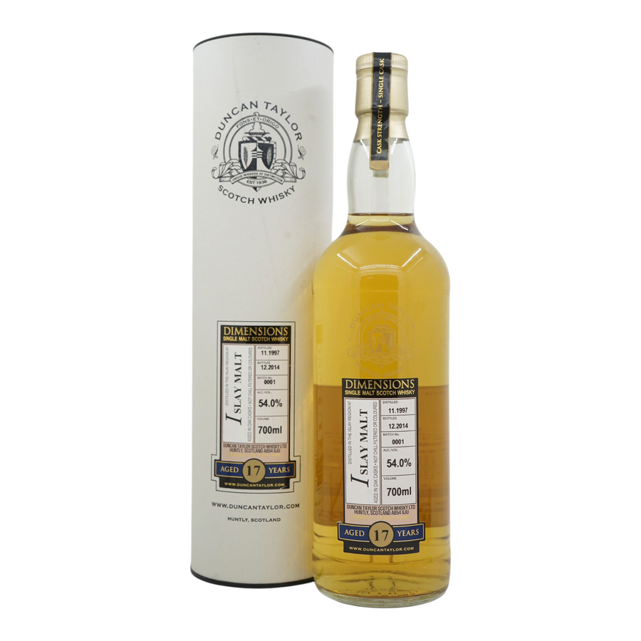 Islay Malt 1997/2014 17 Year Old Dimensions Duncan Taylor Batch 0001