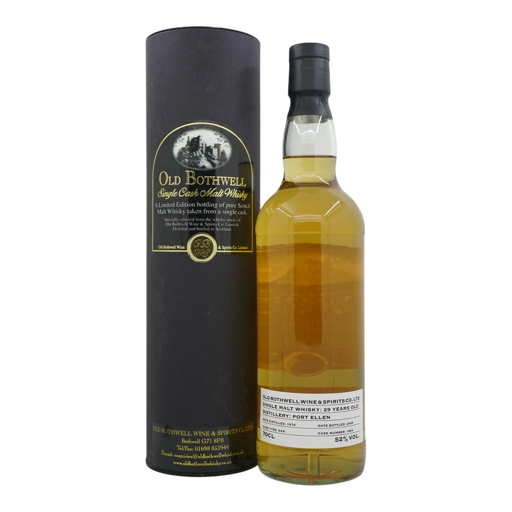 Port Ellen 1979/2009 29 Year Old Single Cask Malt Whisky Old Bothwell #1654
