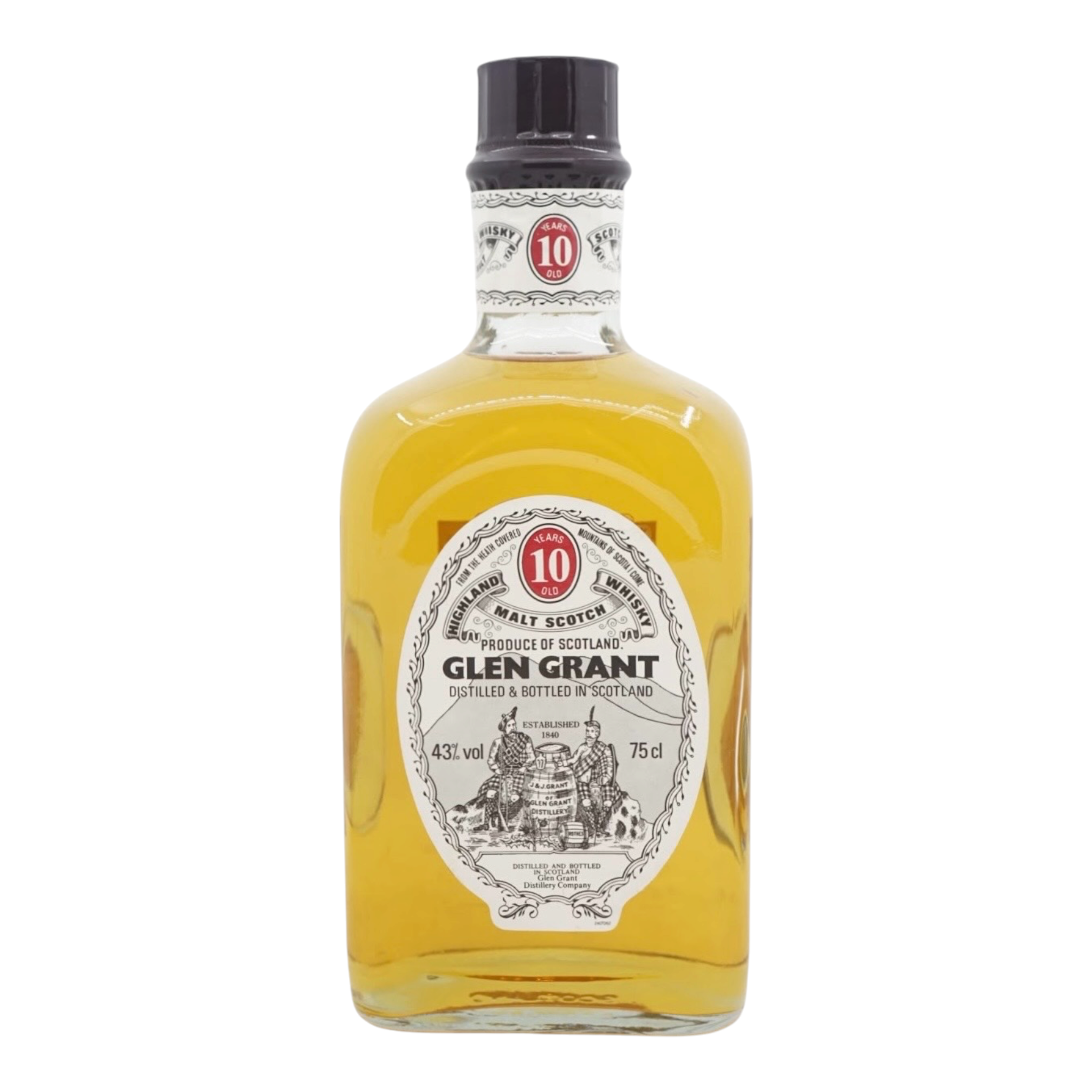 Glen Grant 10 Year Old Highland Malt Scotch Whisky 750ml 1980s (No box)