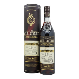 Secret Speyside Distillery 2002/2018 15 Year Old Bottled for Shinanoya The Maltman #1090